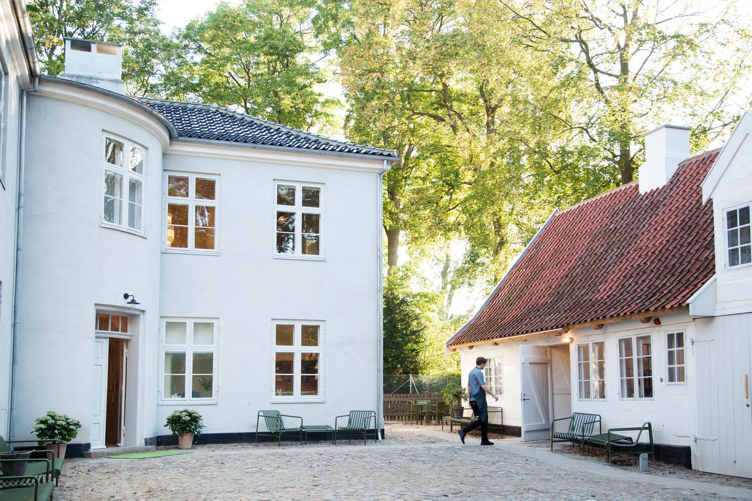 Mad fra Fasangården i Frederiksberg have