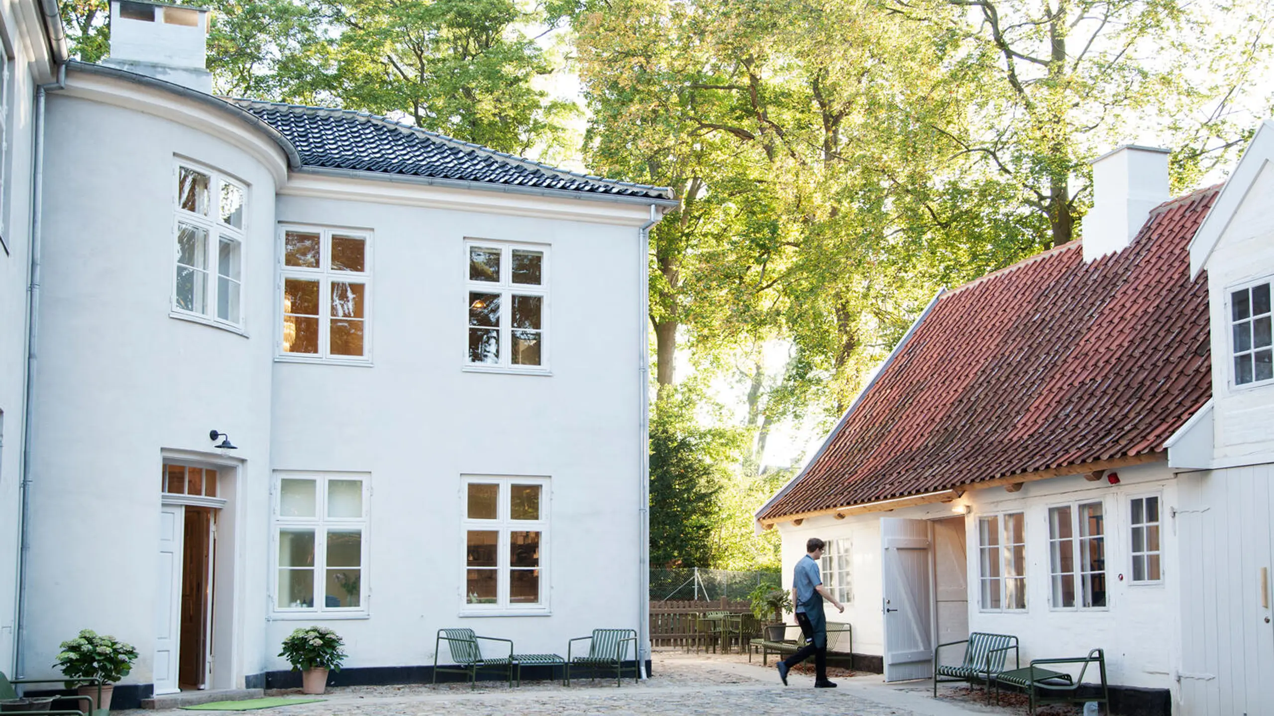 Mad fra Fasangården i Frederiksberg have