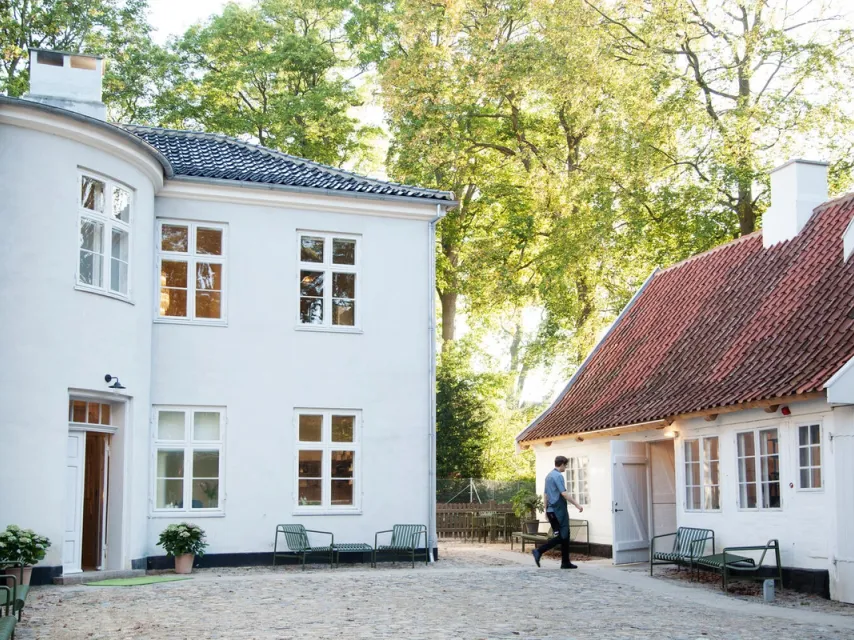 Mad fra Fasangården i Frederiksberg have