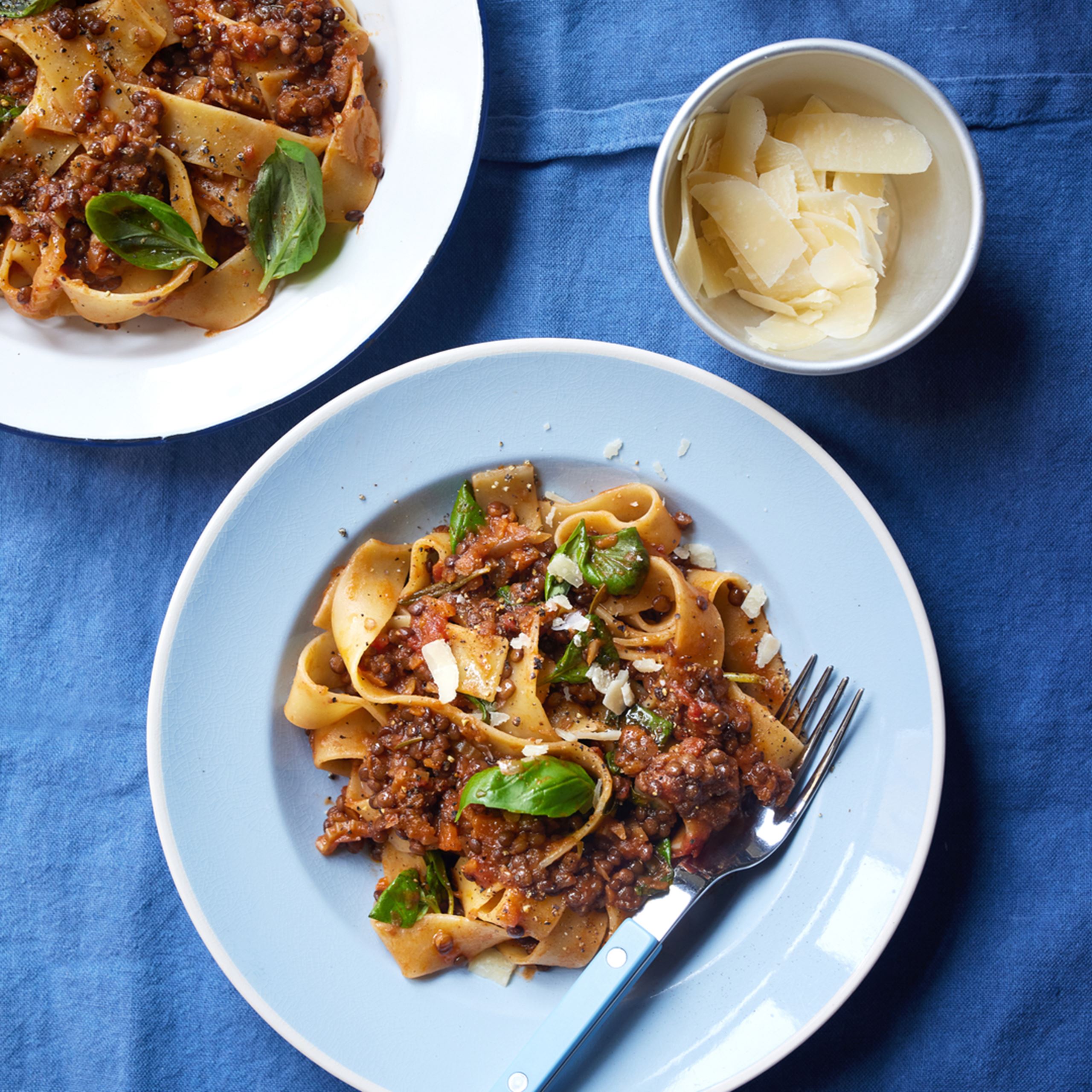 Pasta med belugabolognese