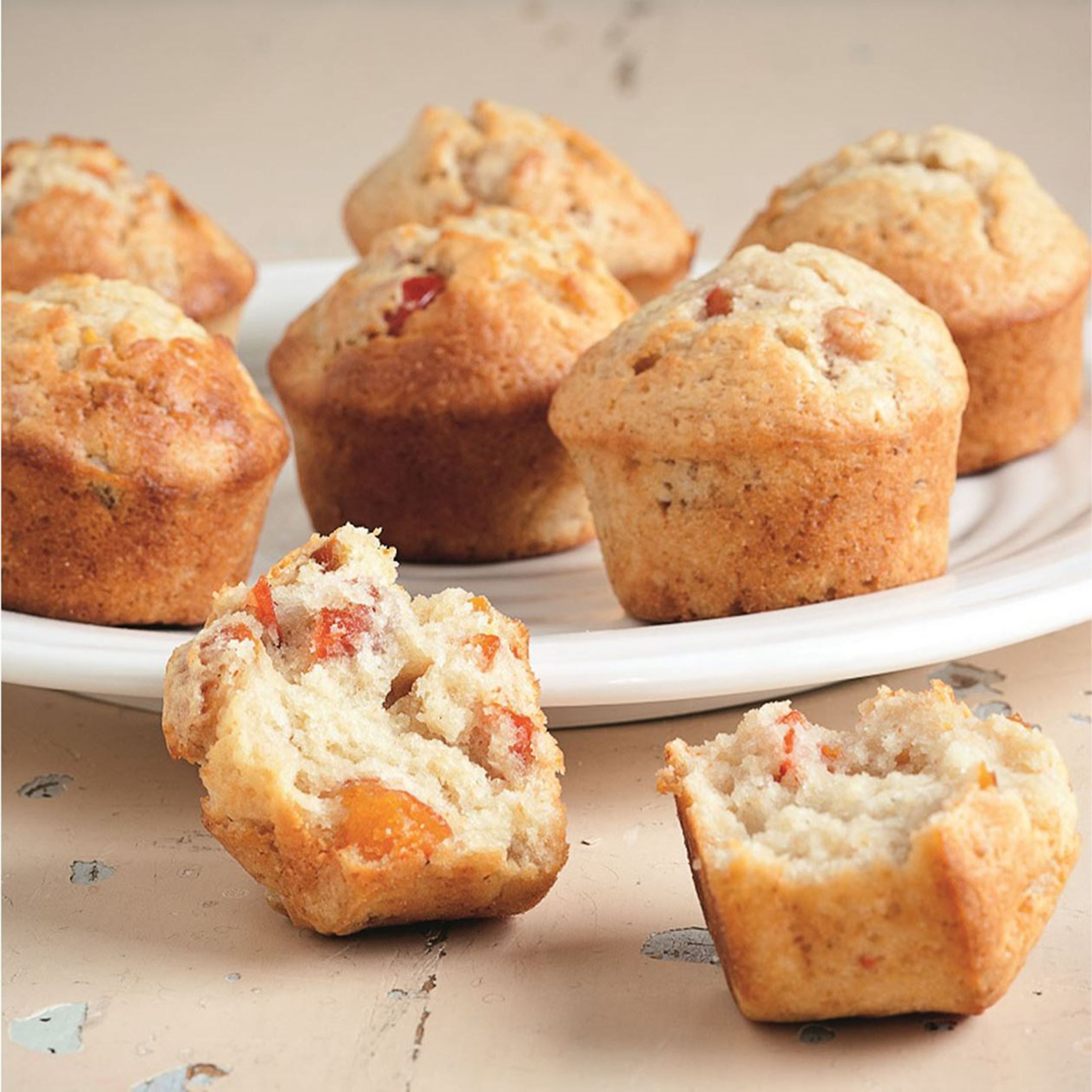 Svampede og saftige muffins med blomme