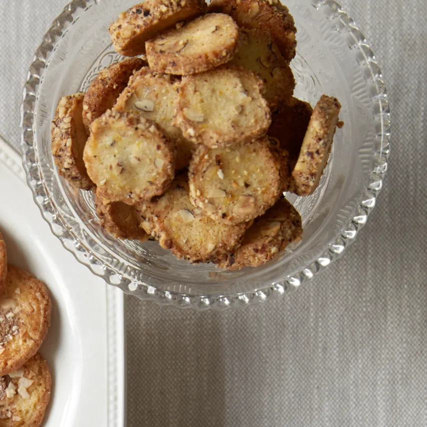 Specier med appelsin og hasselnødder