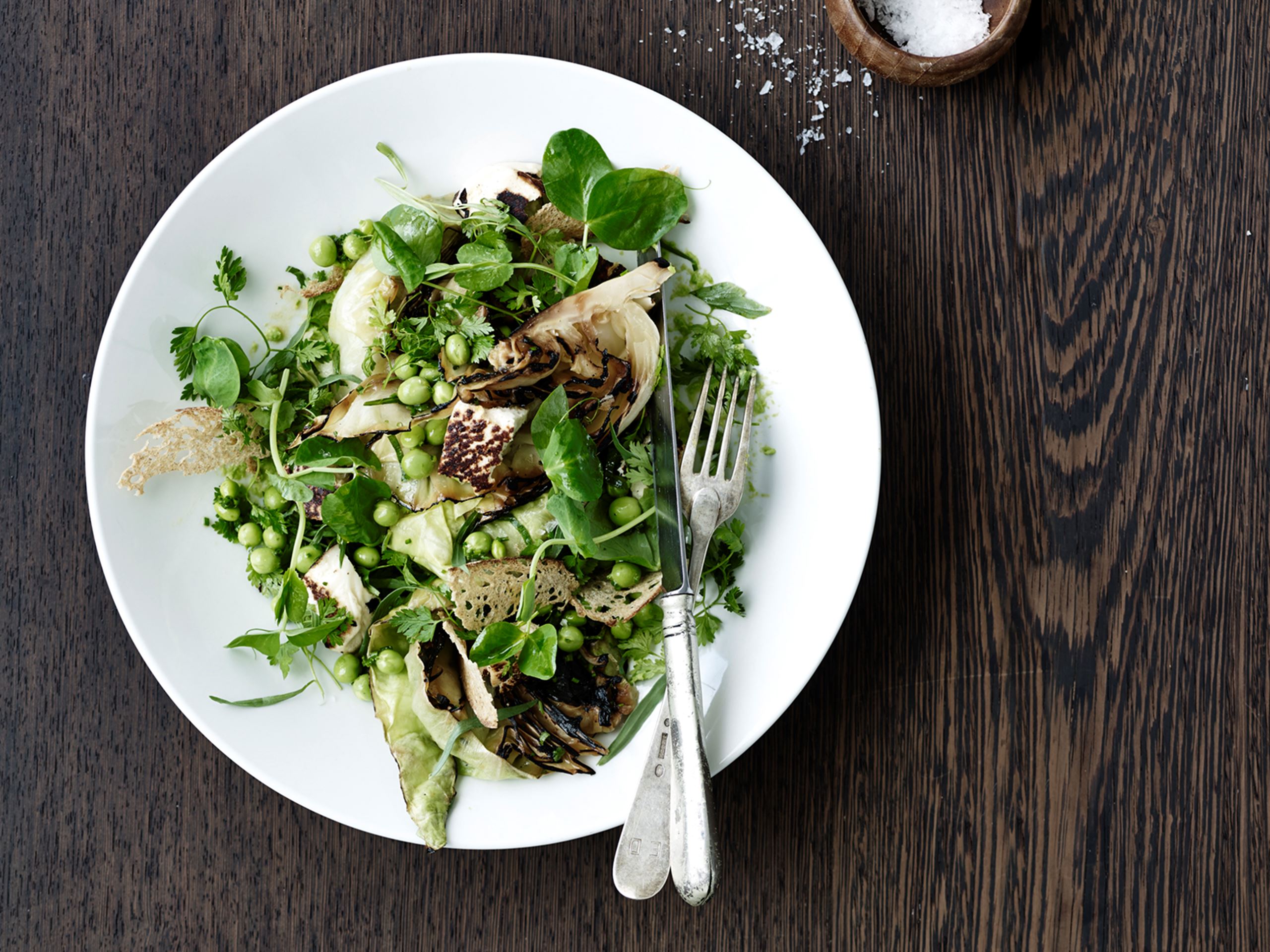 Sommersalat med ærter