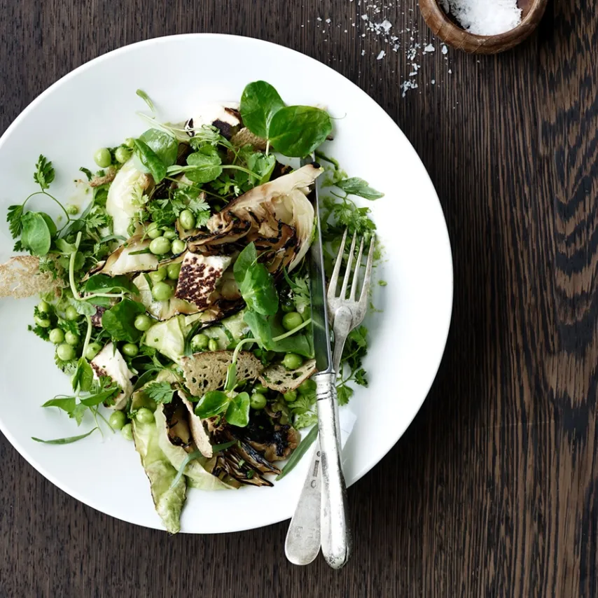 Sommersalat med ærter