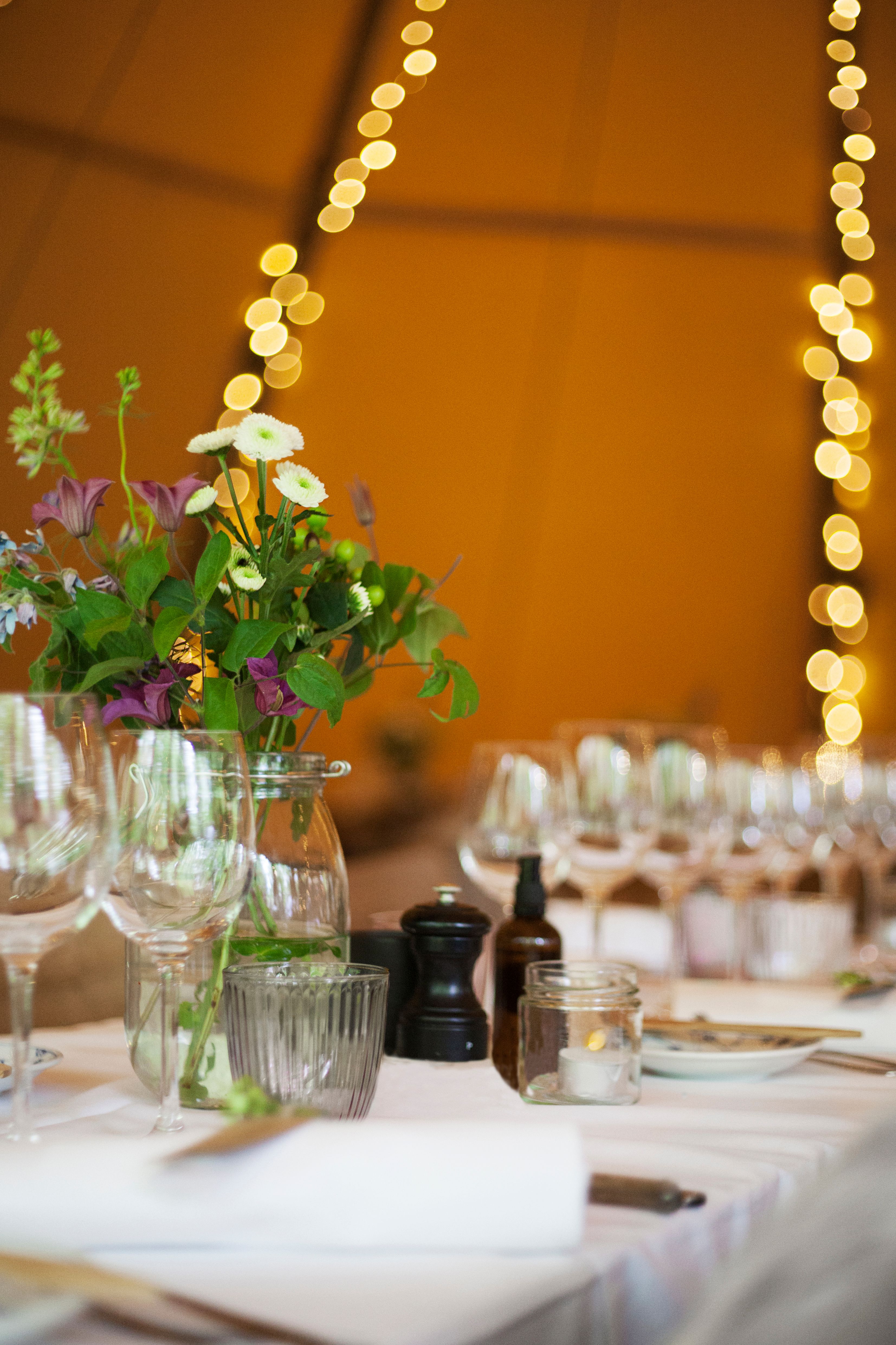 Familiefest i en af stuerne på Fasangården