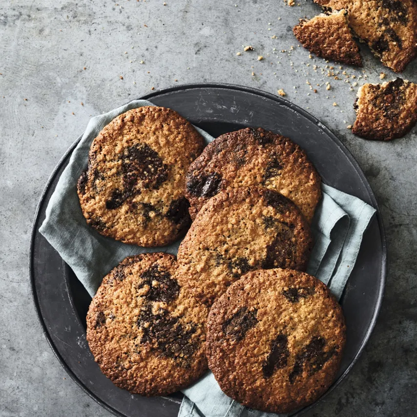 Glutenfri havrecookies