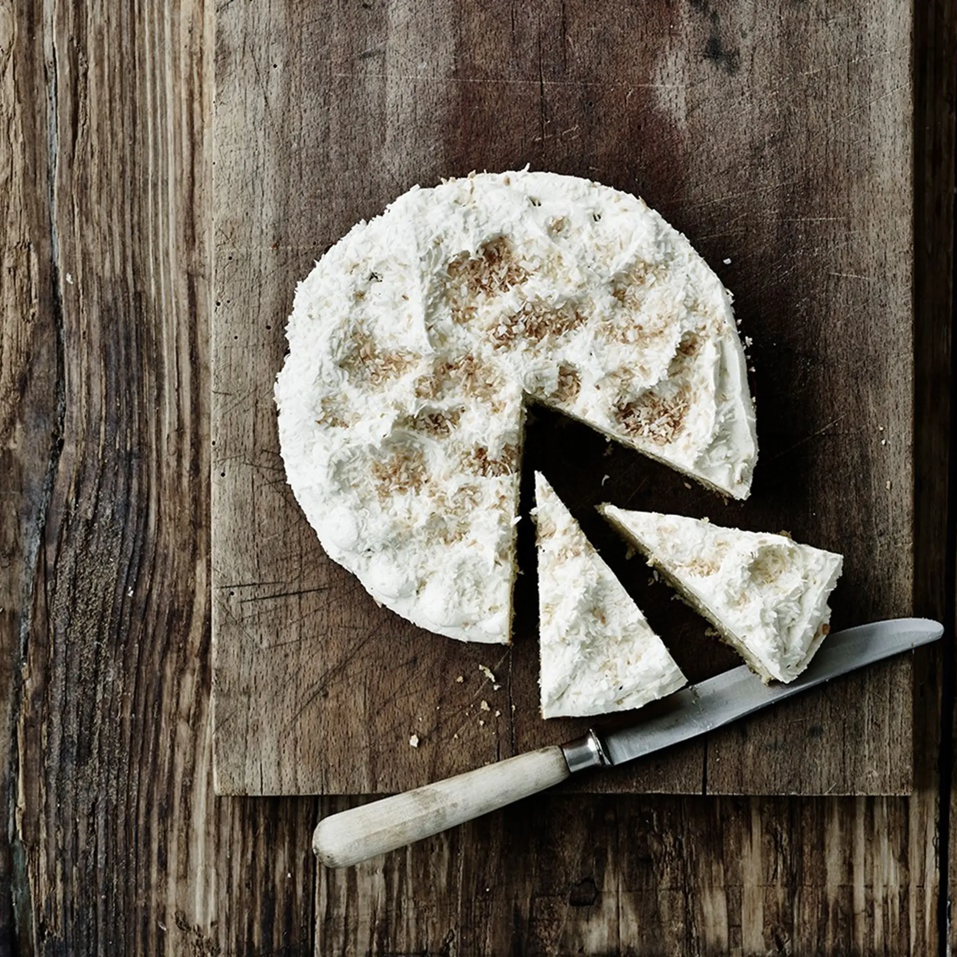 Sandkage med mango og kokos