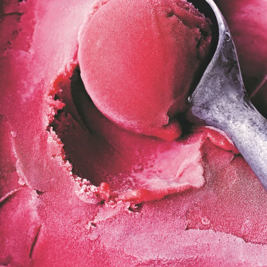 Hindbærsorbet