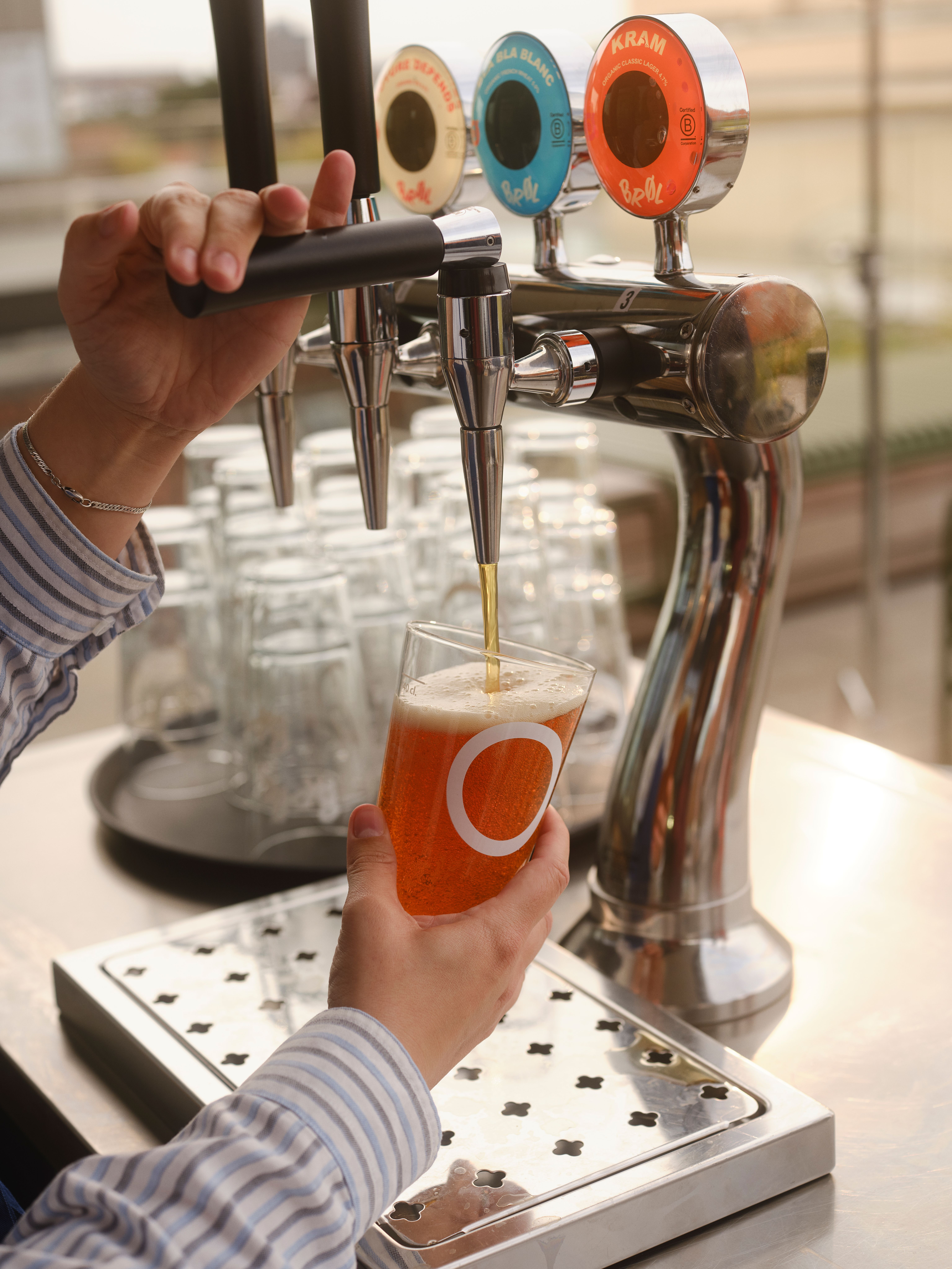 Udskænkning på Filmtagets Spiseri