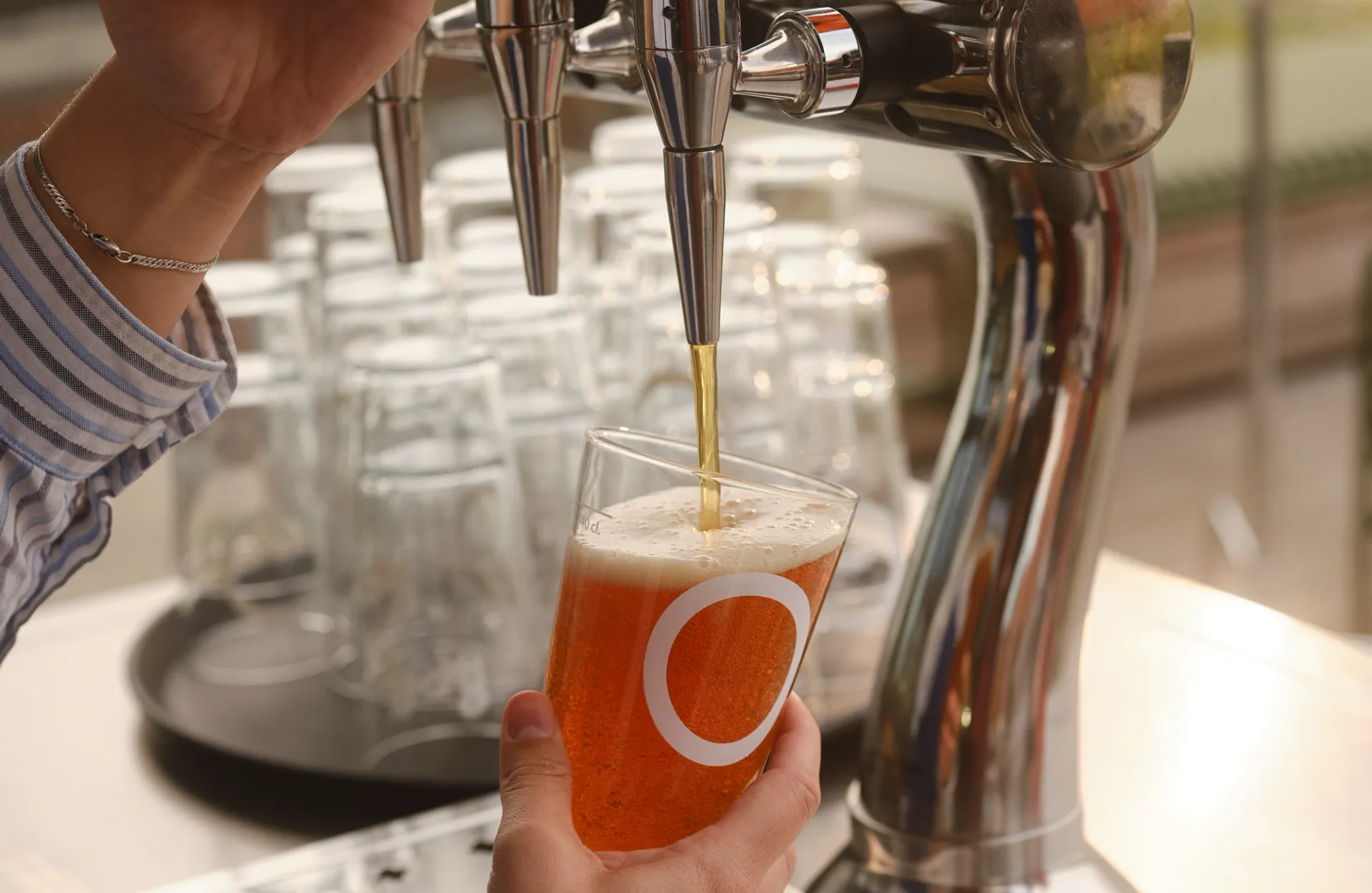 Udskænkning på Filmtagets Spiseri