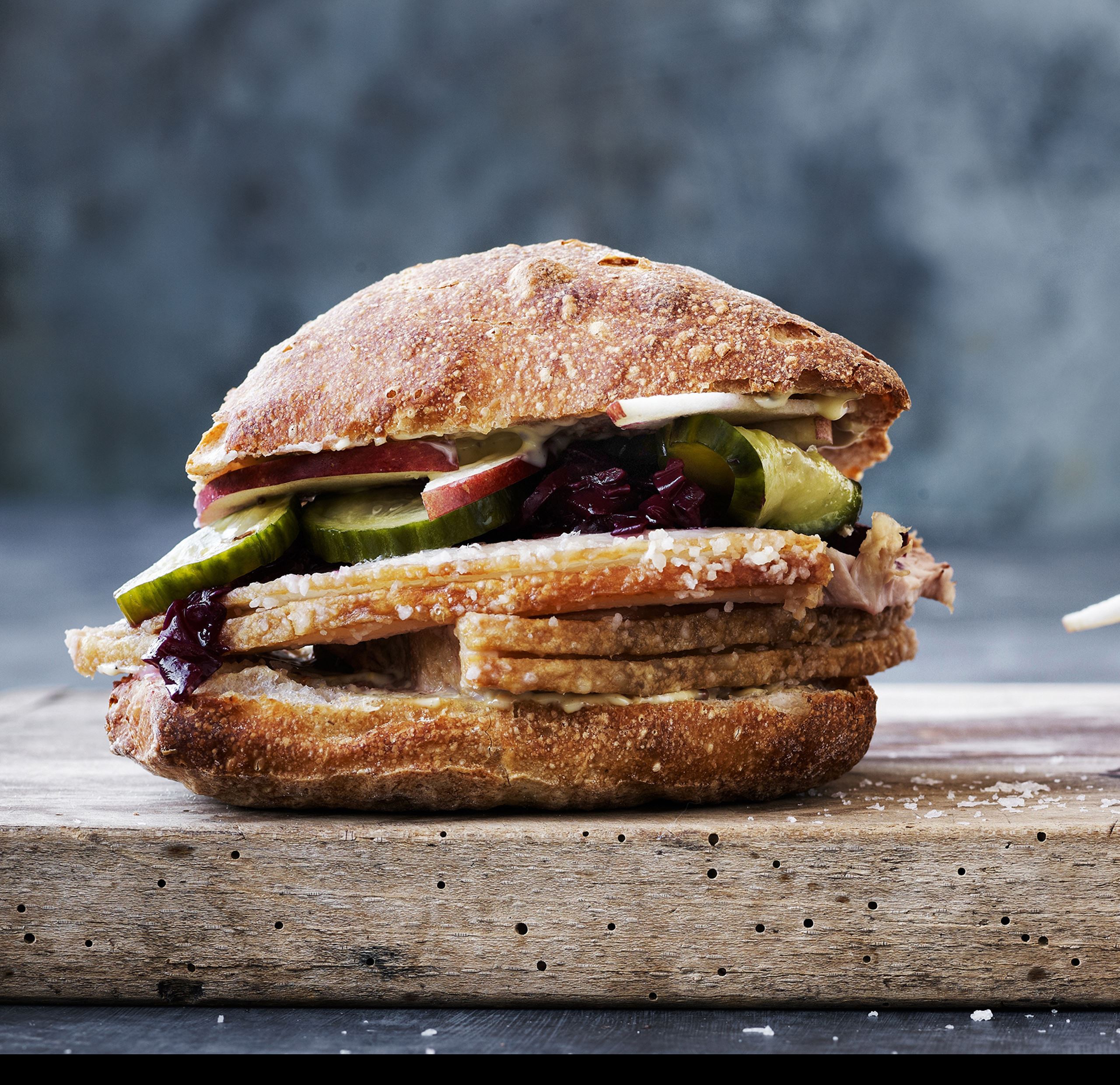 Flæskestegssandwich