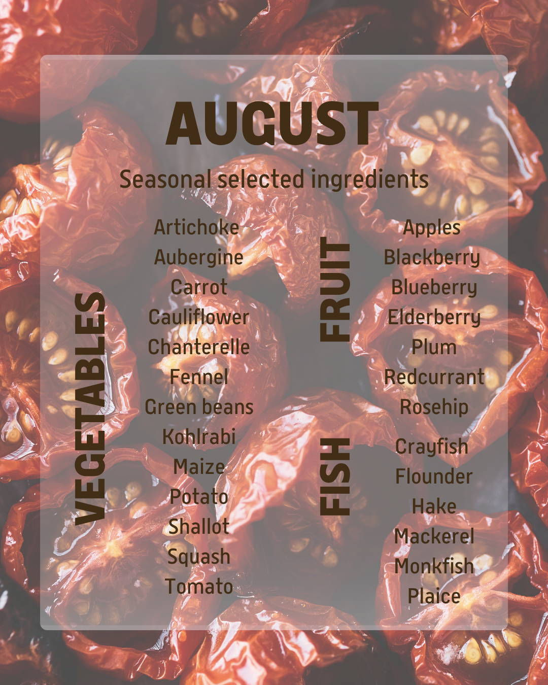 What to eat in August | Meyers