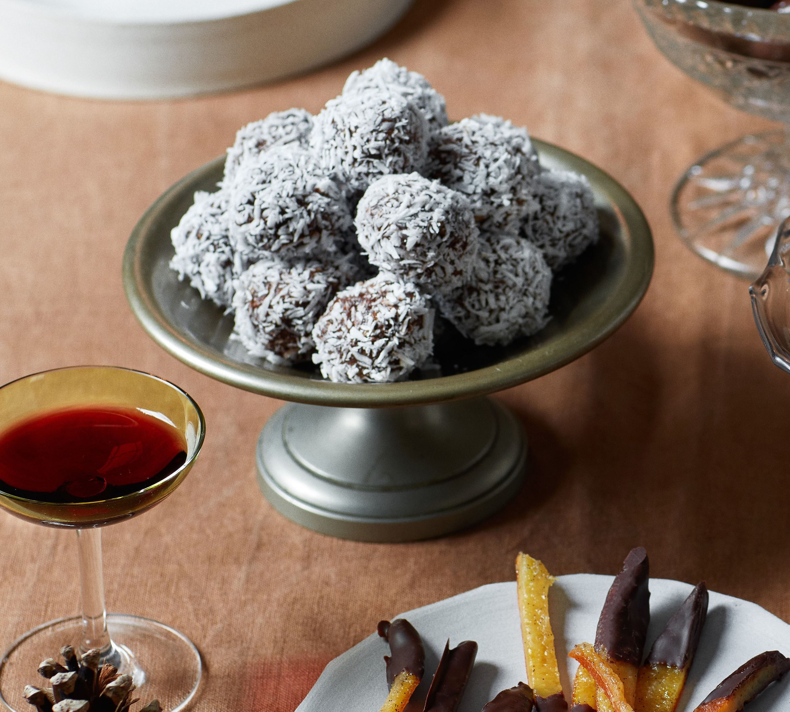 Havregrynskugler med portvin