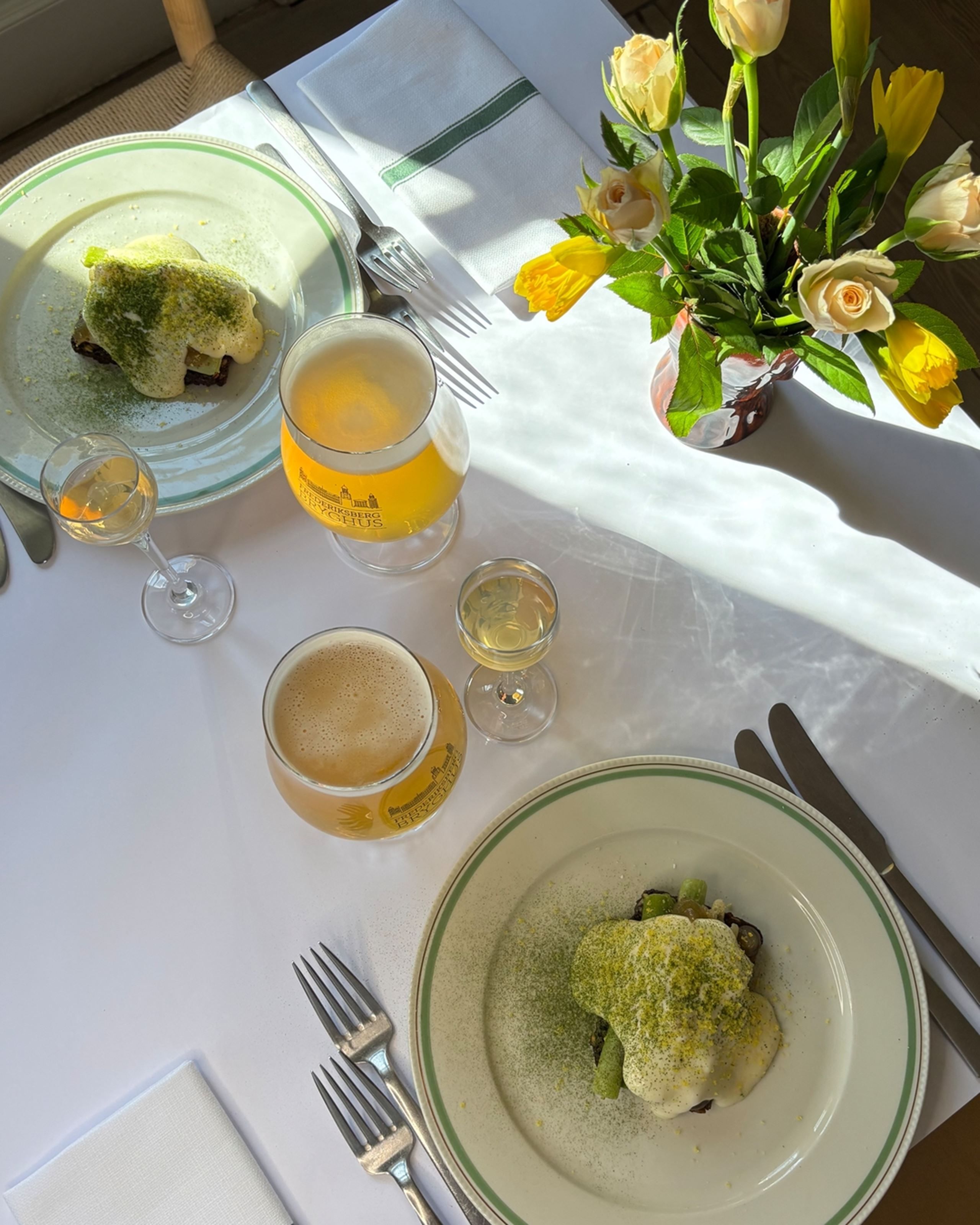 Grønne smagfulde stykker