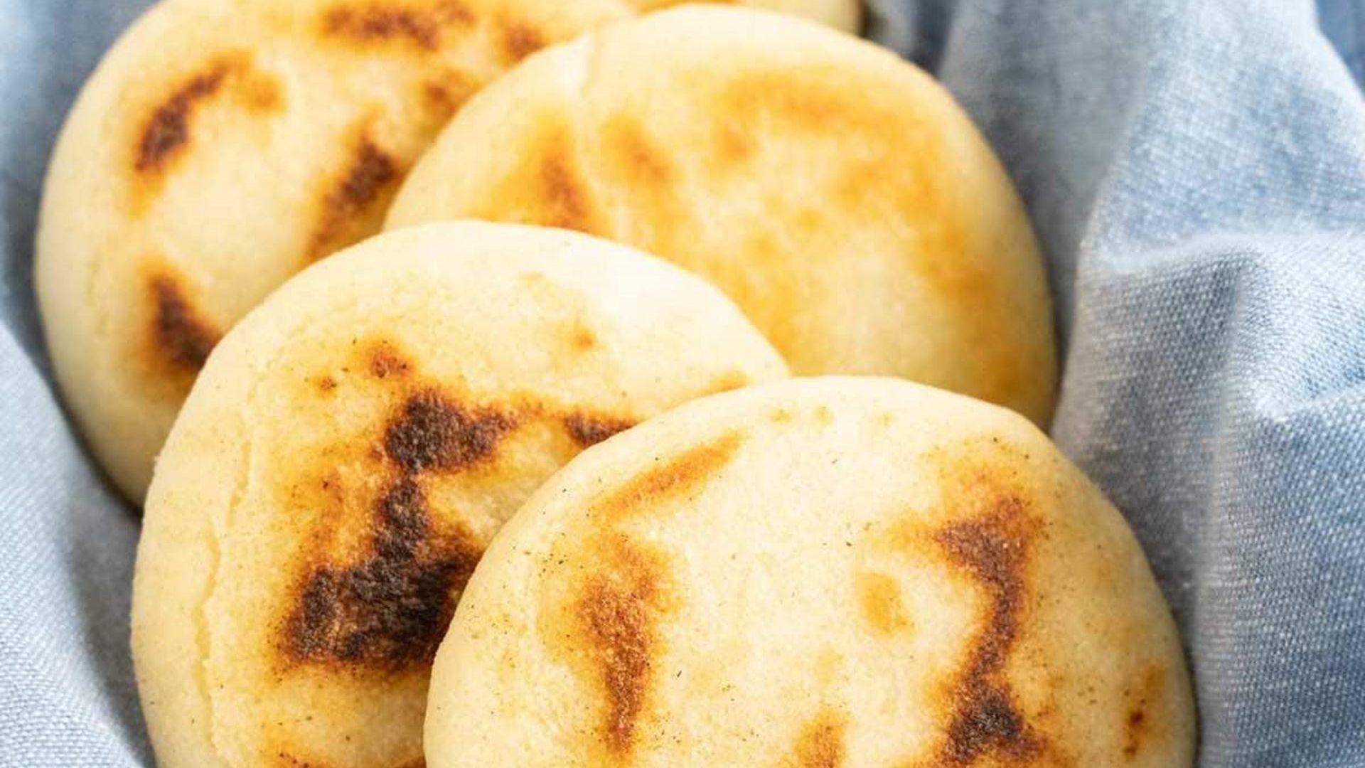 Arepa med braisseret okse