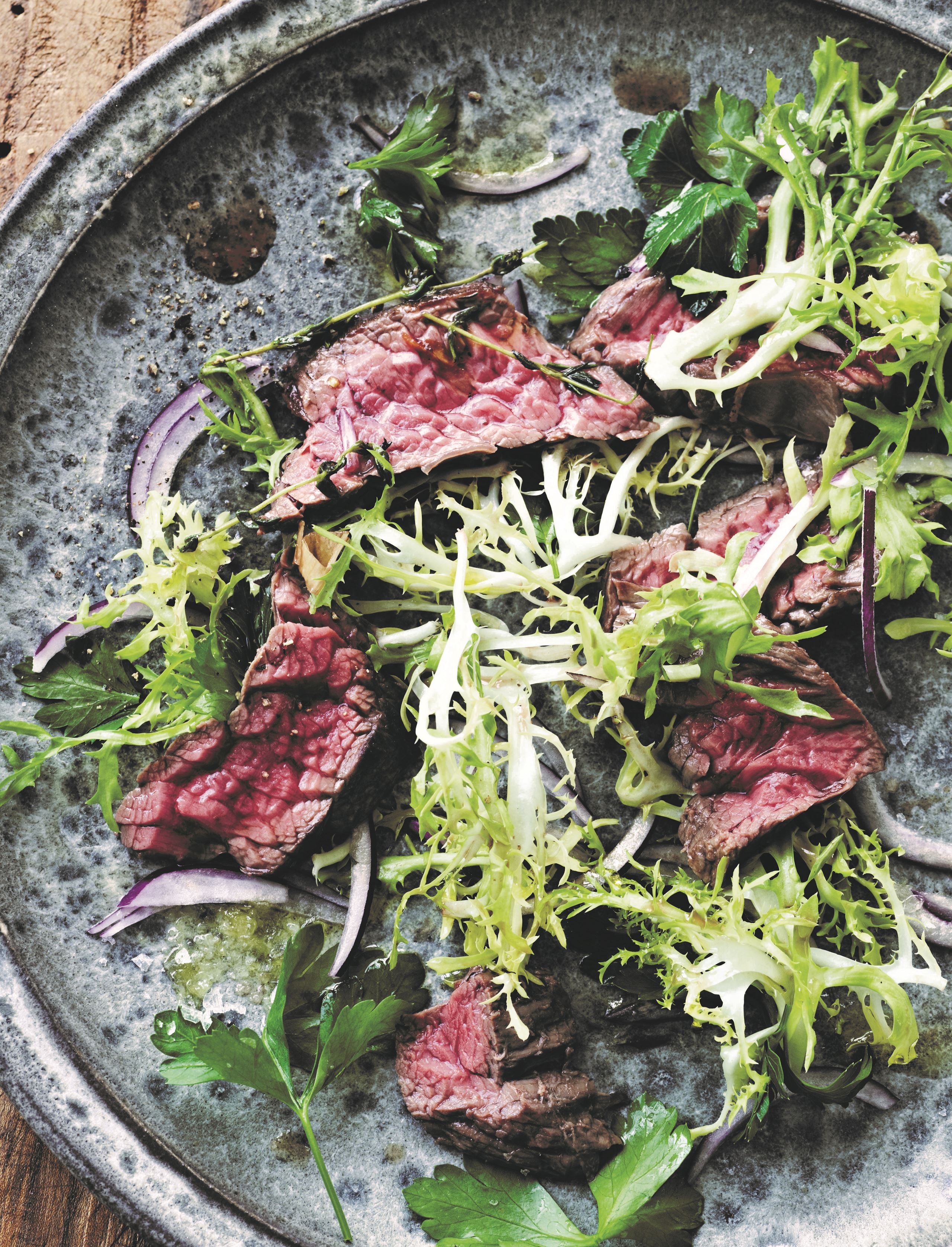 Grillede oksenyretapper