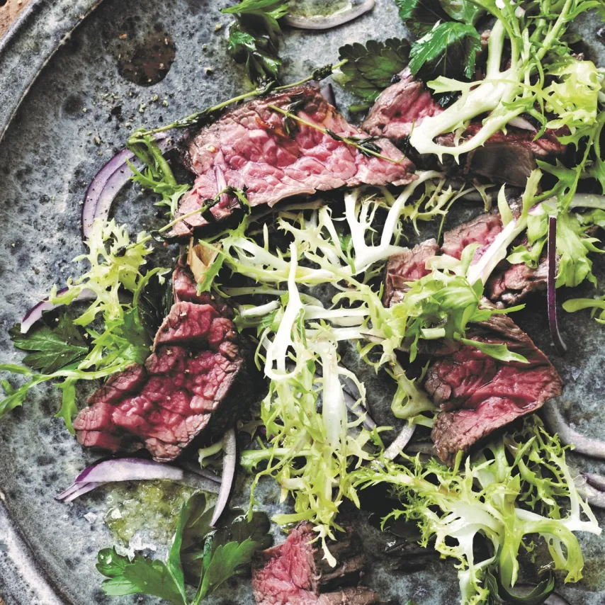 Grillede oksenyretapper