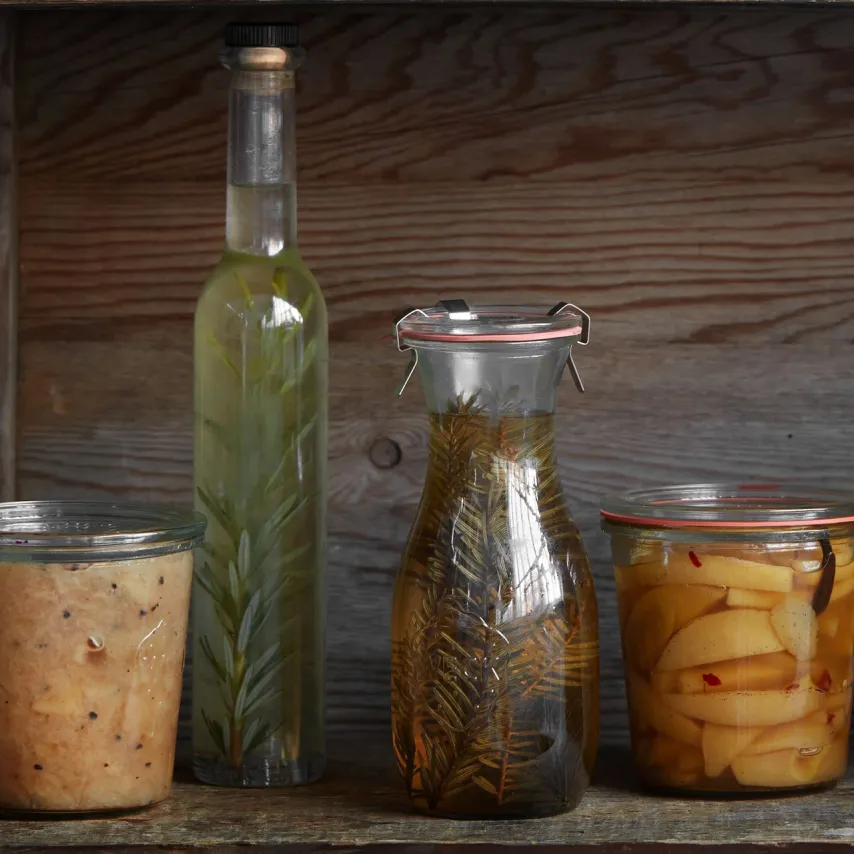 Vaniljesyltede kvæder med safran