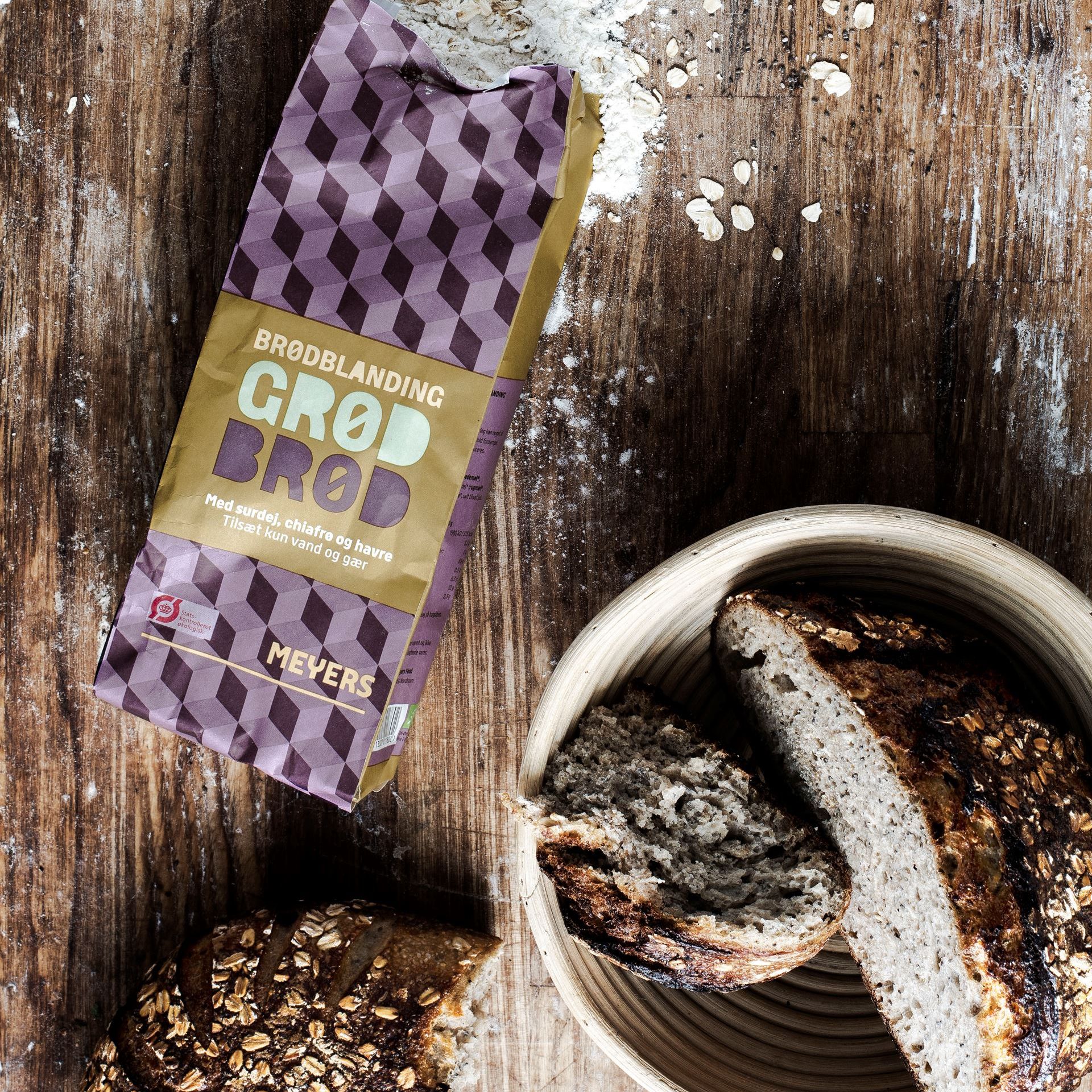 Grødbrød med Meyers brødblanding