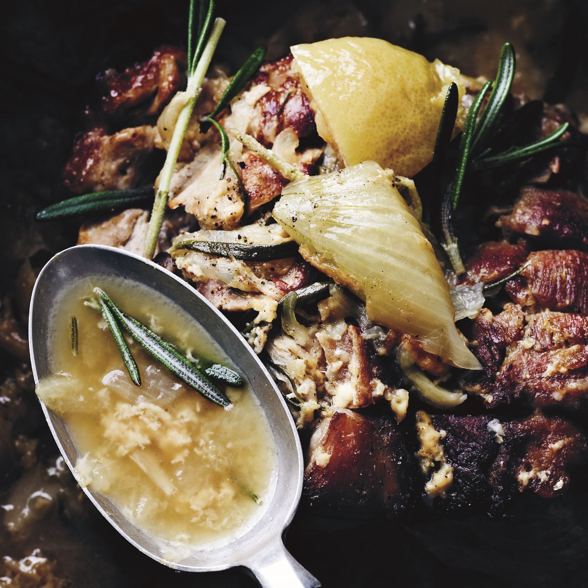 Braiseret gåsebryst