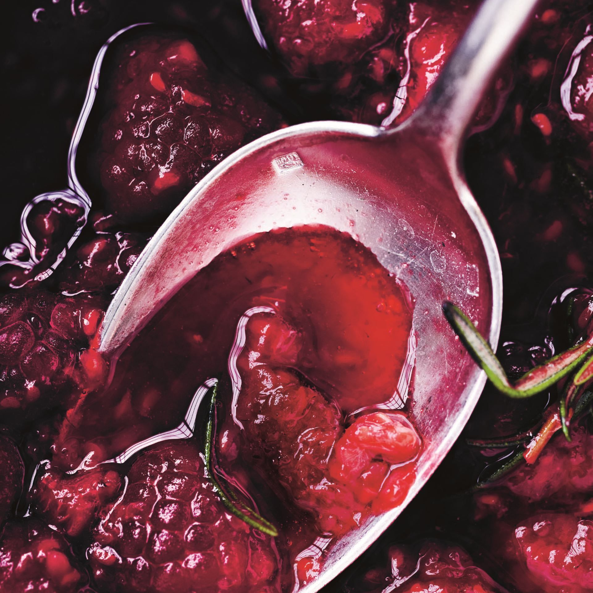 Hindbærsylt med rosmarin