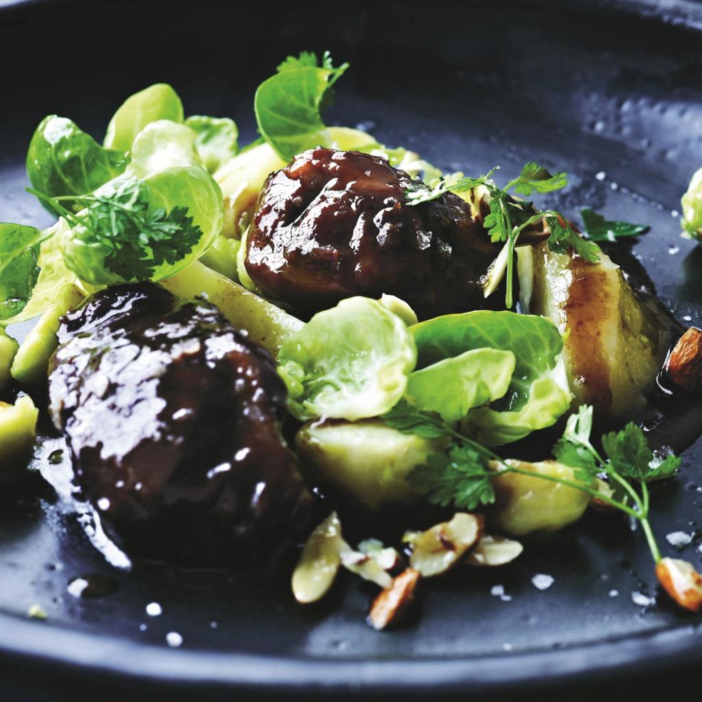 Svinekæber - braiserede i øl