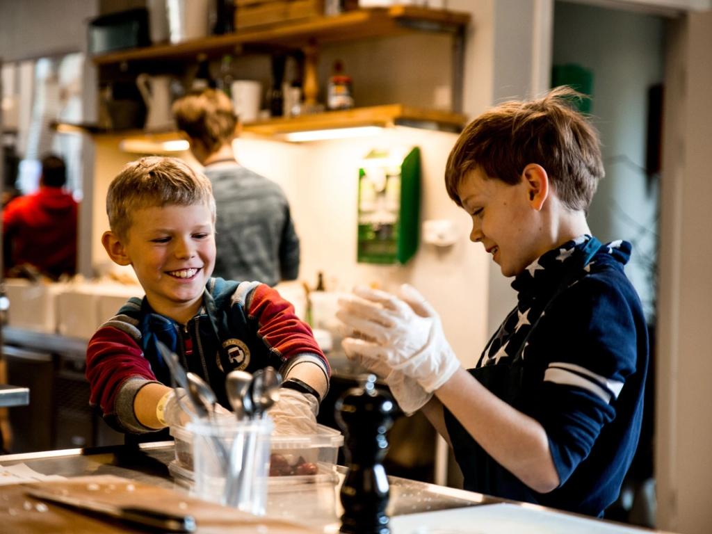 Børneøvelser fra Smag på fagene