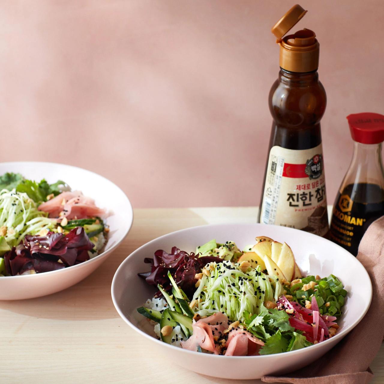 Pokebowl med wasabicreme