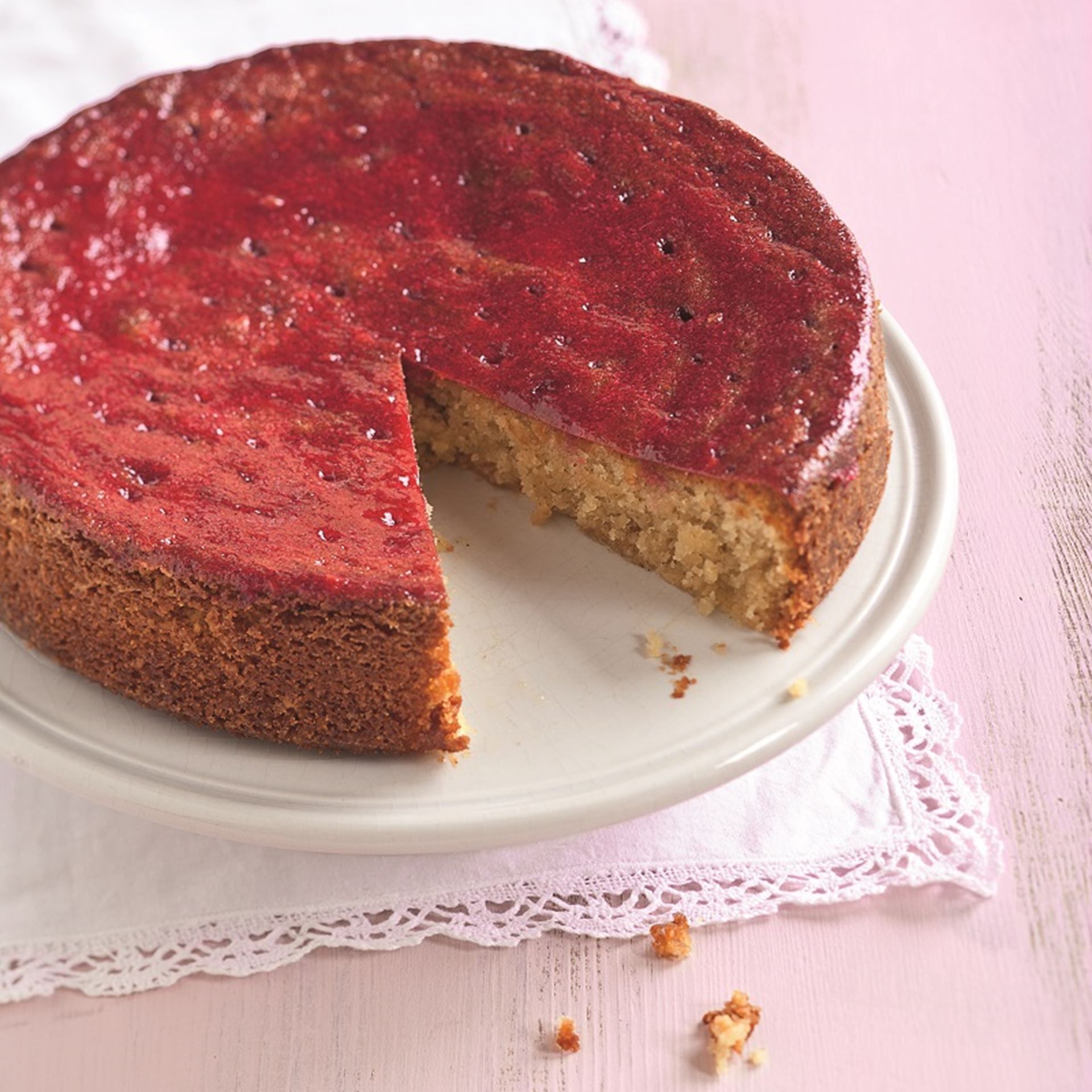 Bygkage med ribssirup