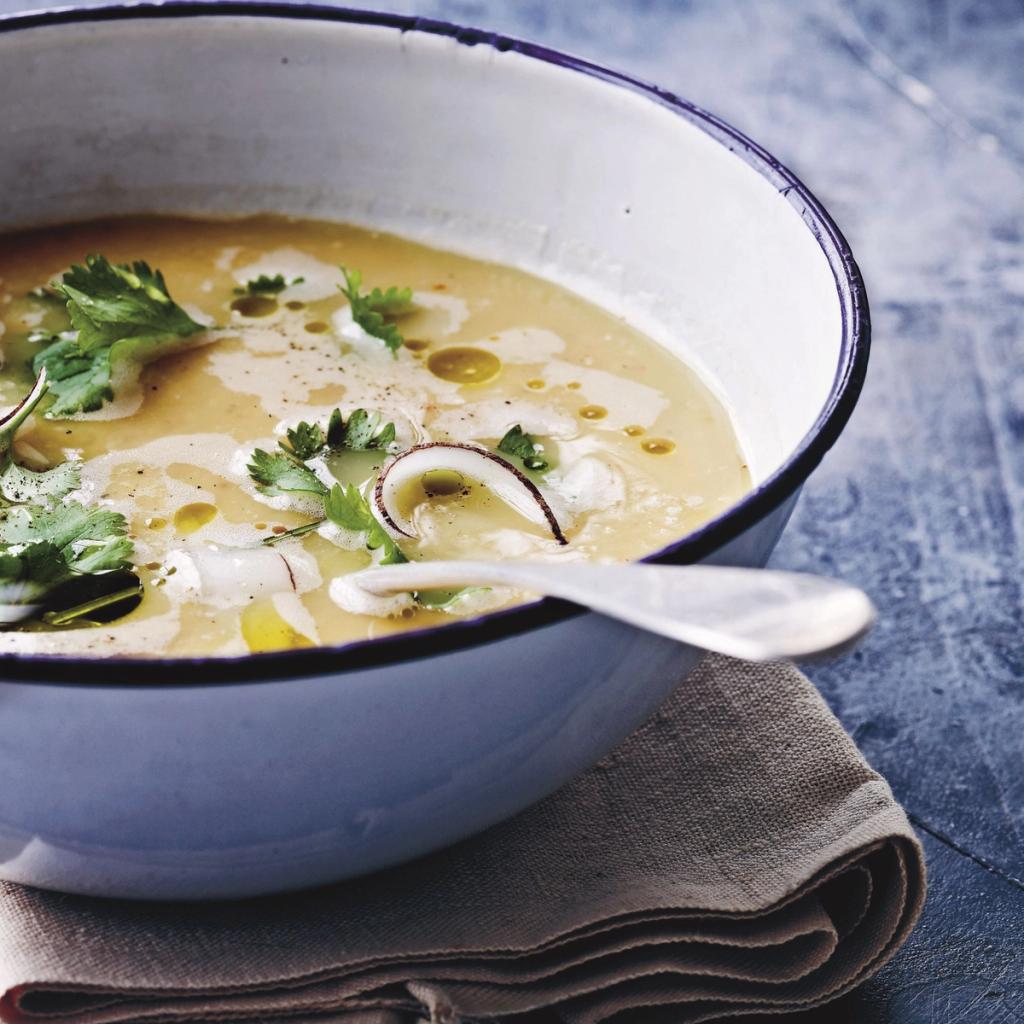 Rød linsesuppe med kokos