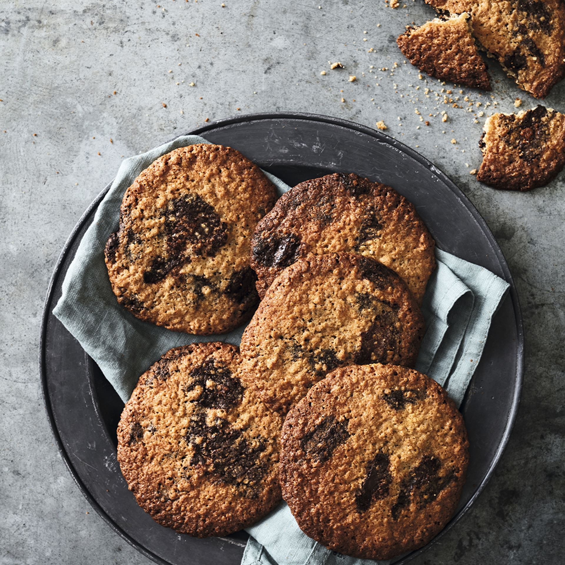 Glutenfri havrecookies