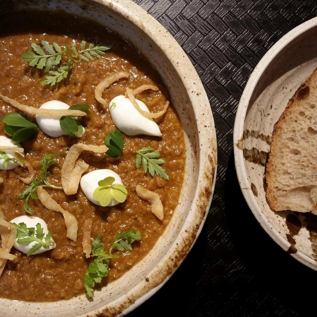 Dahl med røde linser og kokosmælk