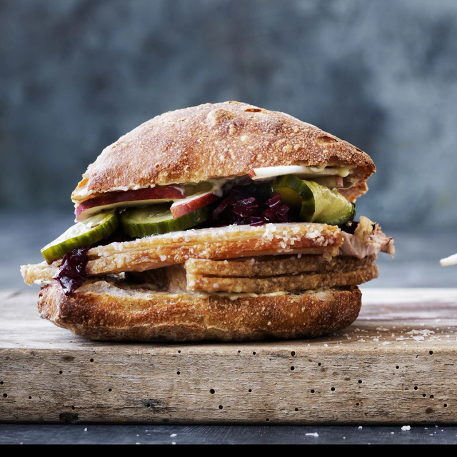 Flæskestegssandwich