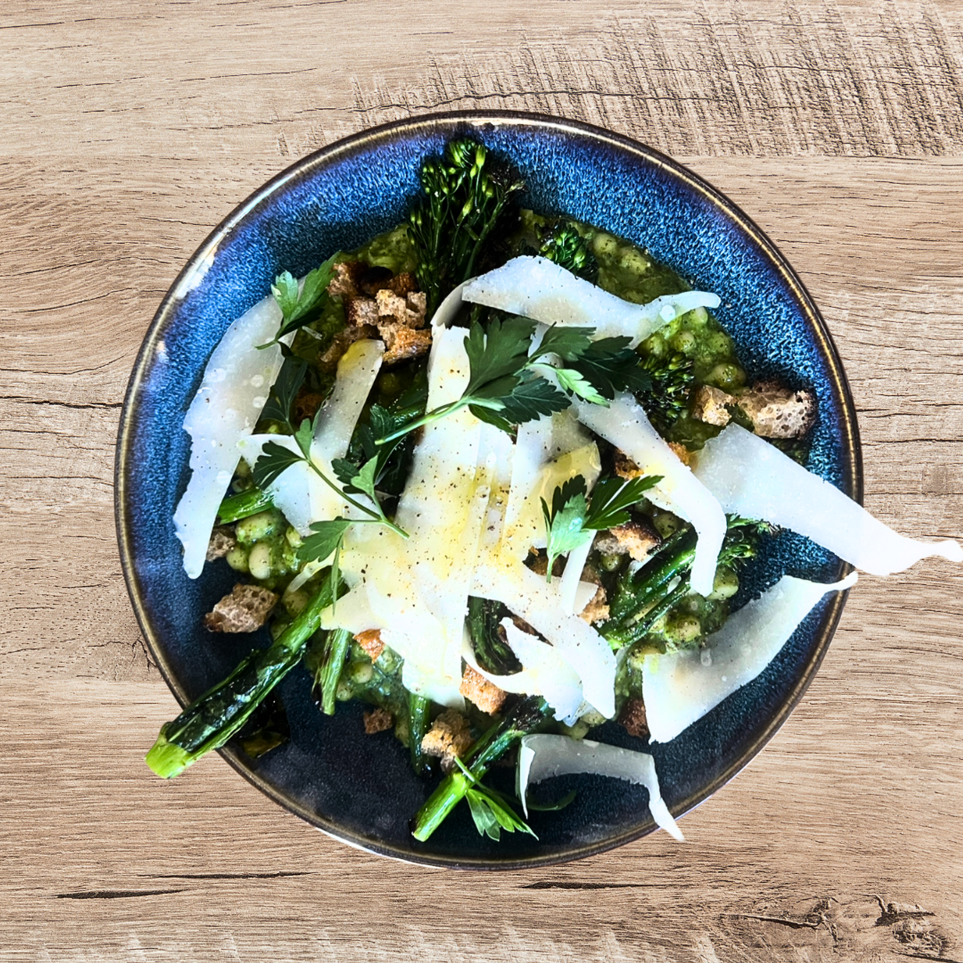 Beanotto på hvide bønner med persille