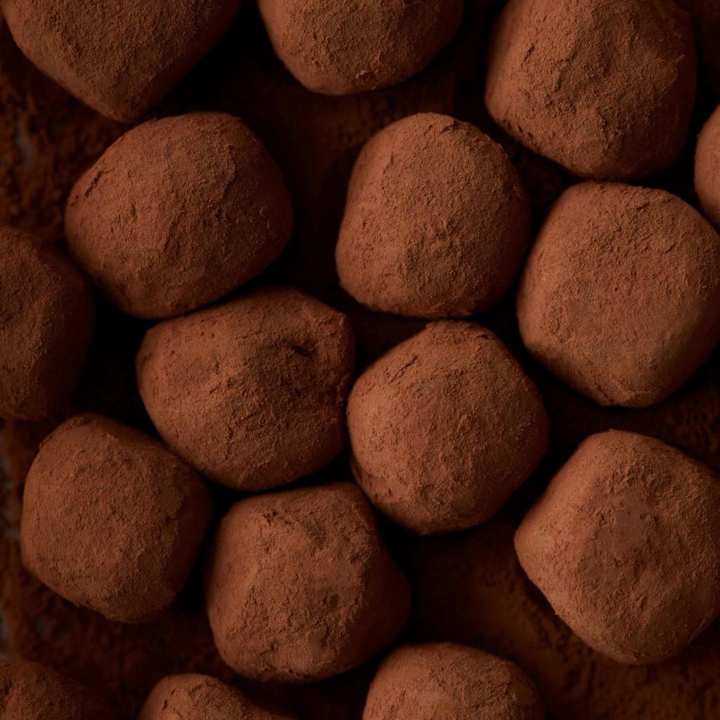 Trøfler med cognac, honning og citrontimian