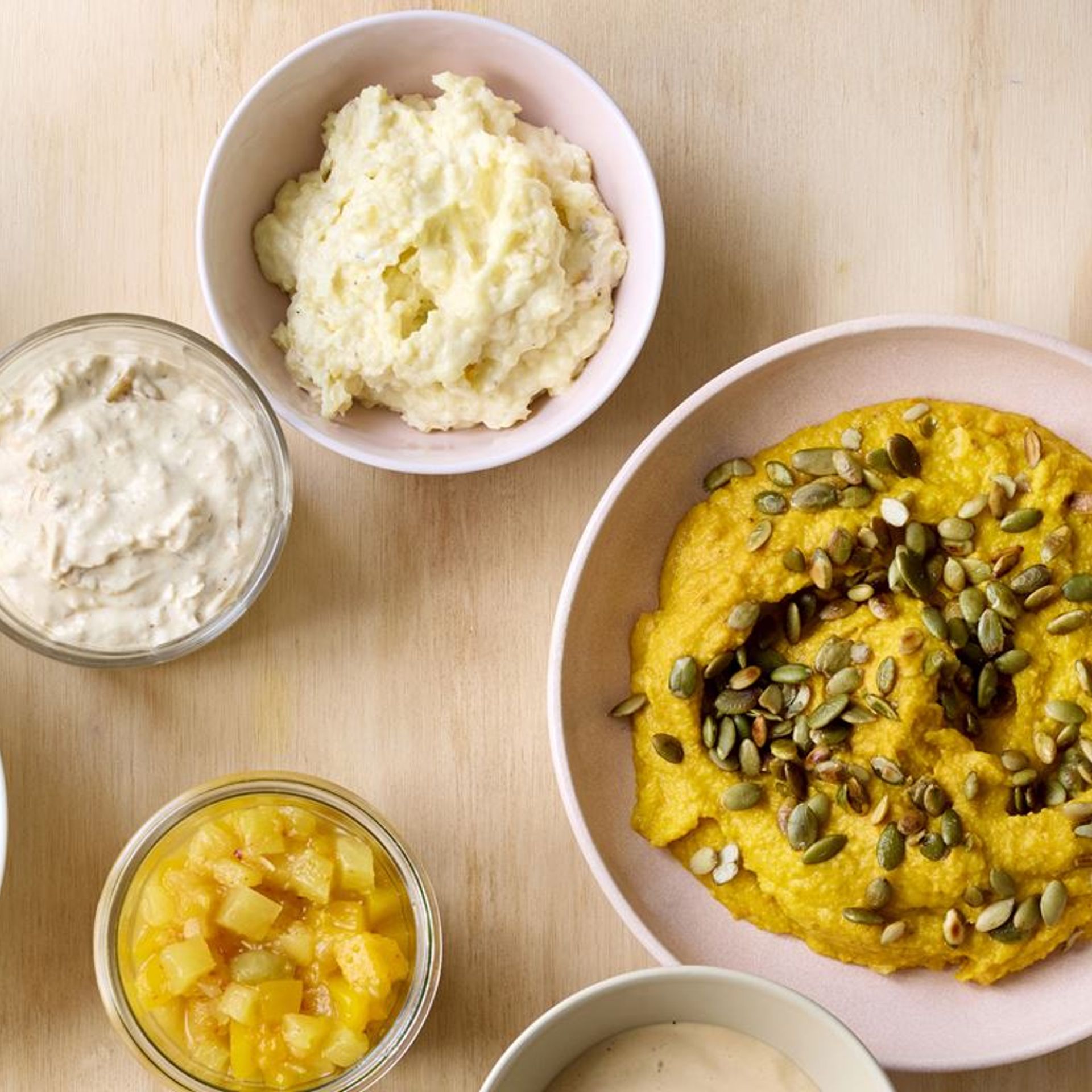 Hummus i flere afskygninger