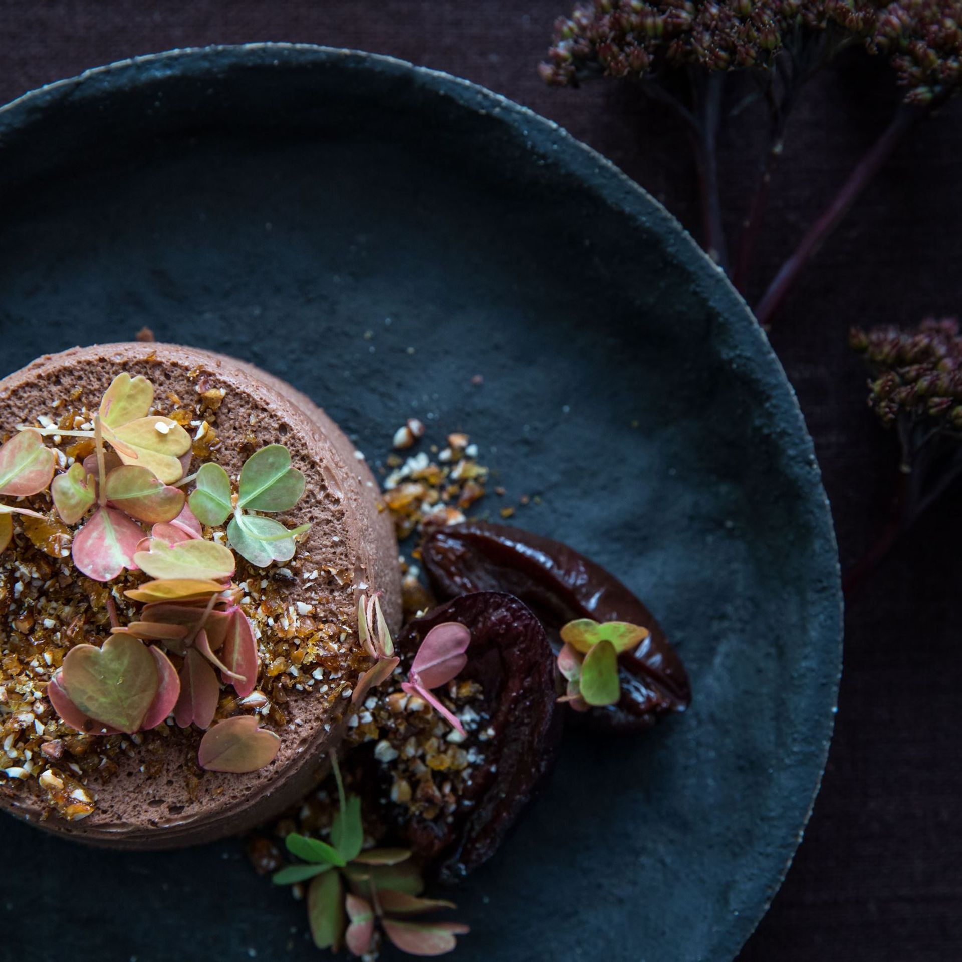 Vegansk chokolademousse