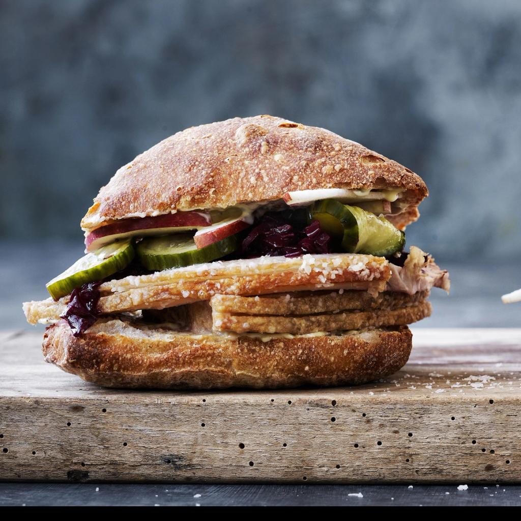 Flæskestegssandwich