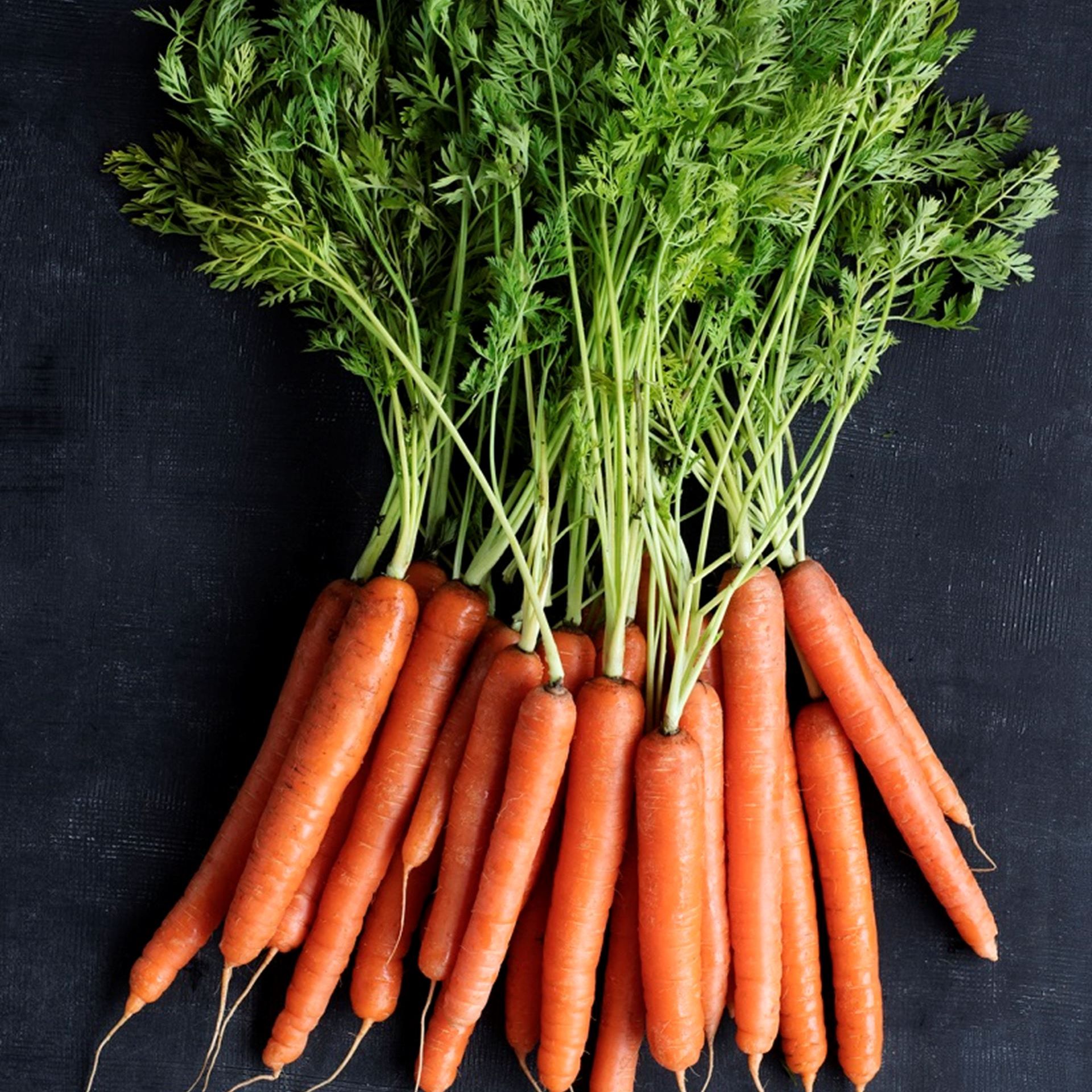 Bagte og sprøde gulerødder med gulerodspuré