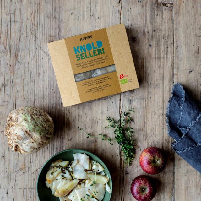 Knoldselleri krydret med æbler, timian og vores æblecidereddike