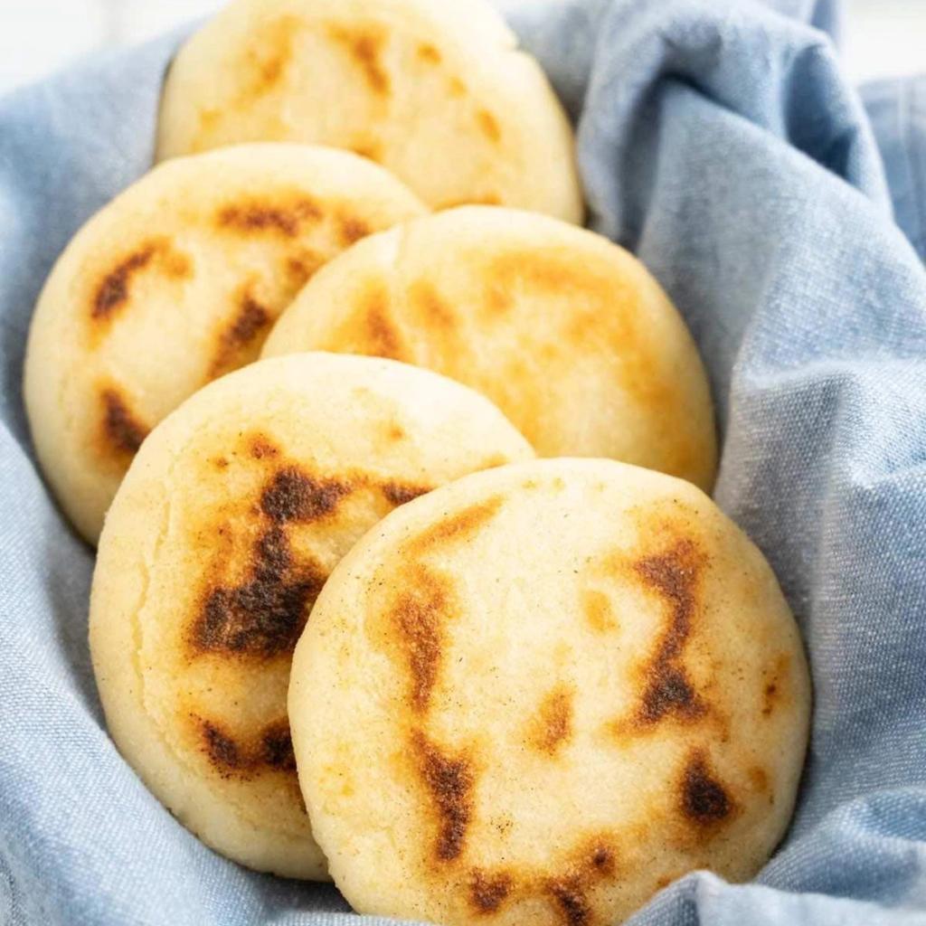 Arepa med braisseret okse