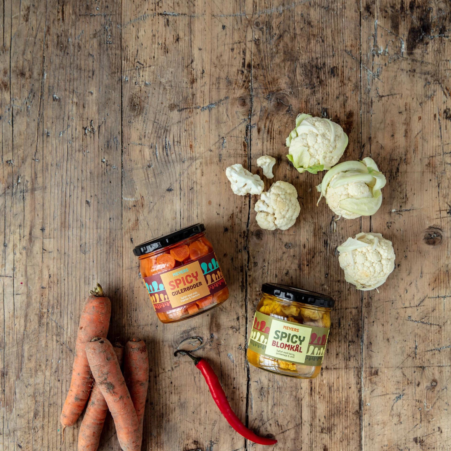 Spicy blomkål med karry og chili