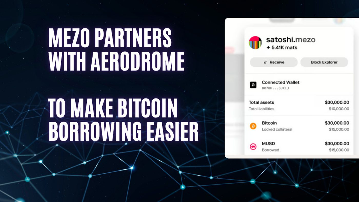 Mezo dan Aerodrome: Bitcoin Kamu Akhirnya Bisa Hasilin Cuan Nyata