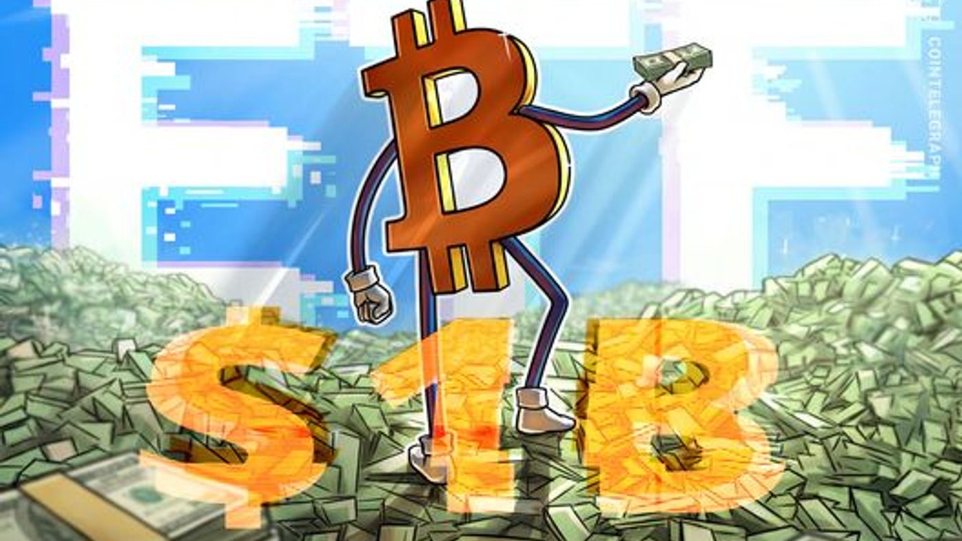 Spot Bitcoin ETFs attract nearly $1B in weekly inflows as risk sentiment improves