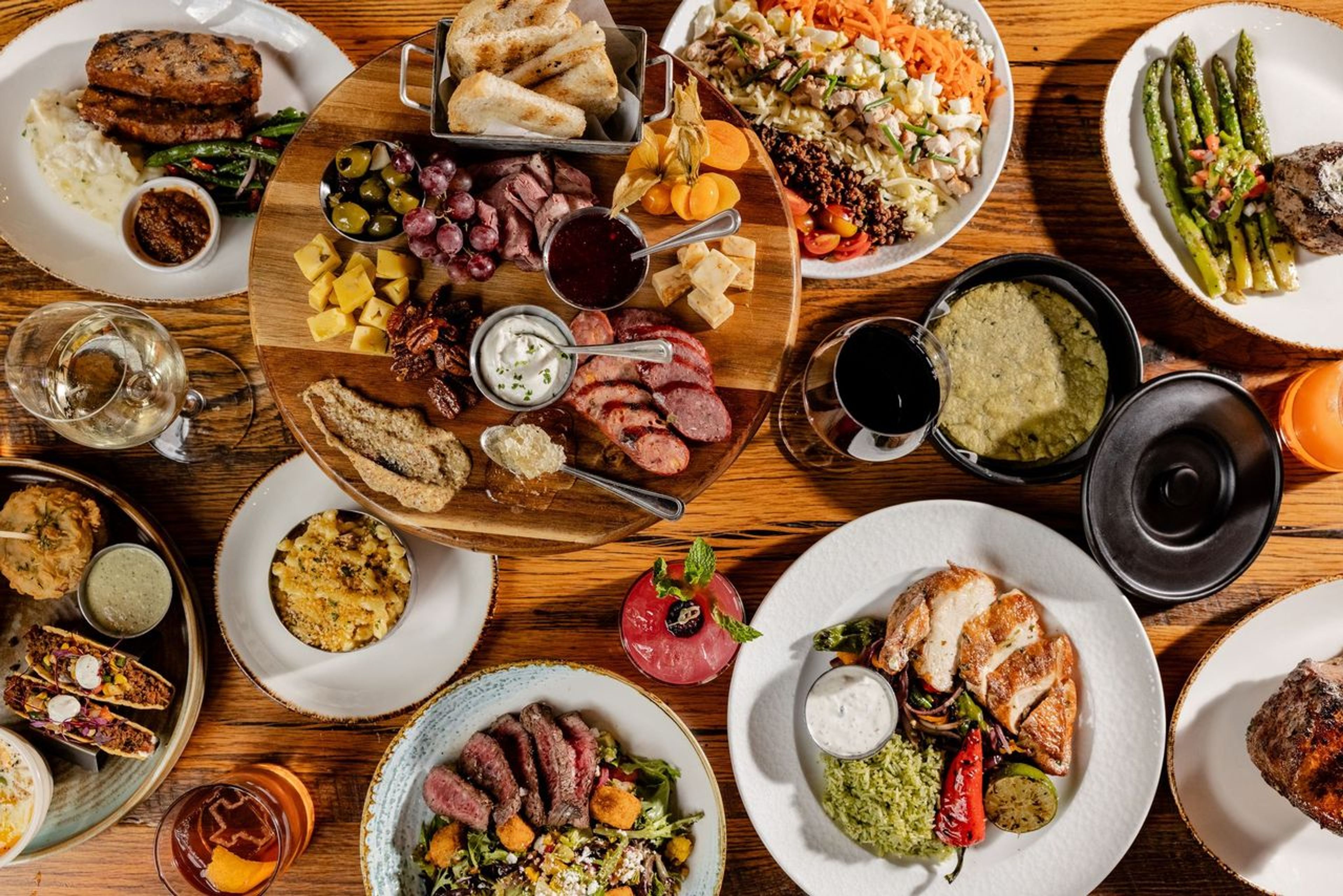 Menu items 