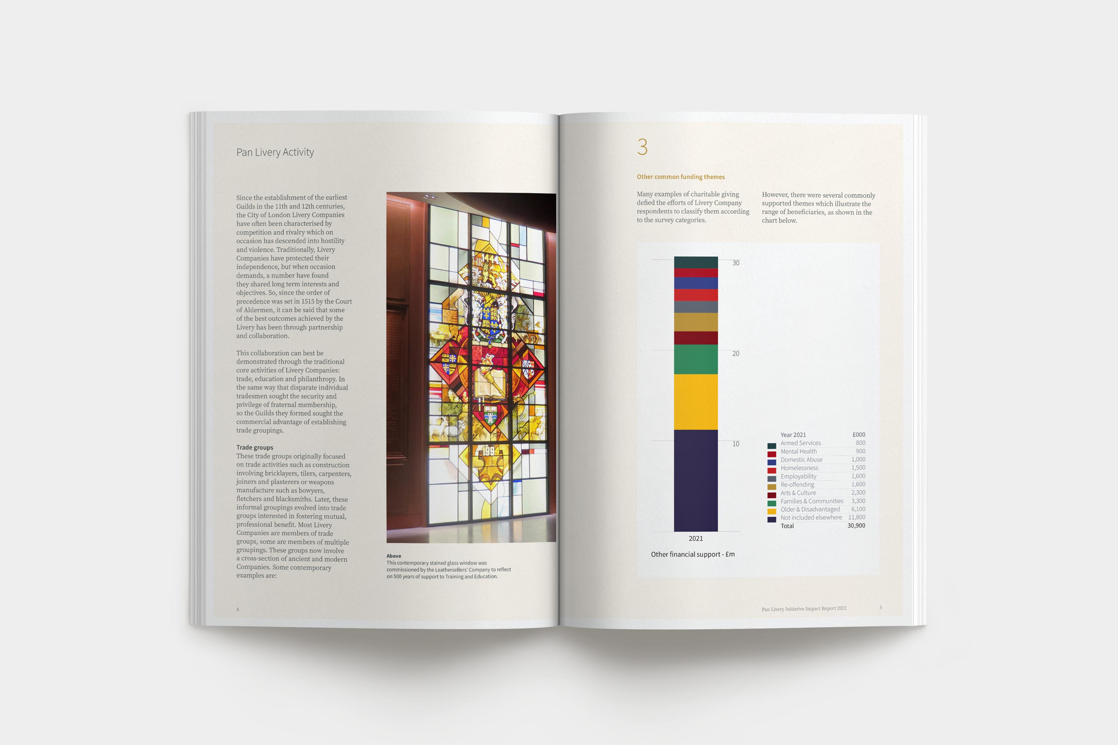 Pan Livery brochure Pan Livery brochure spread