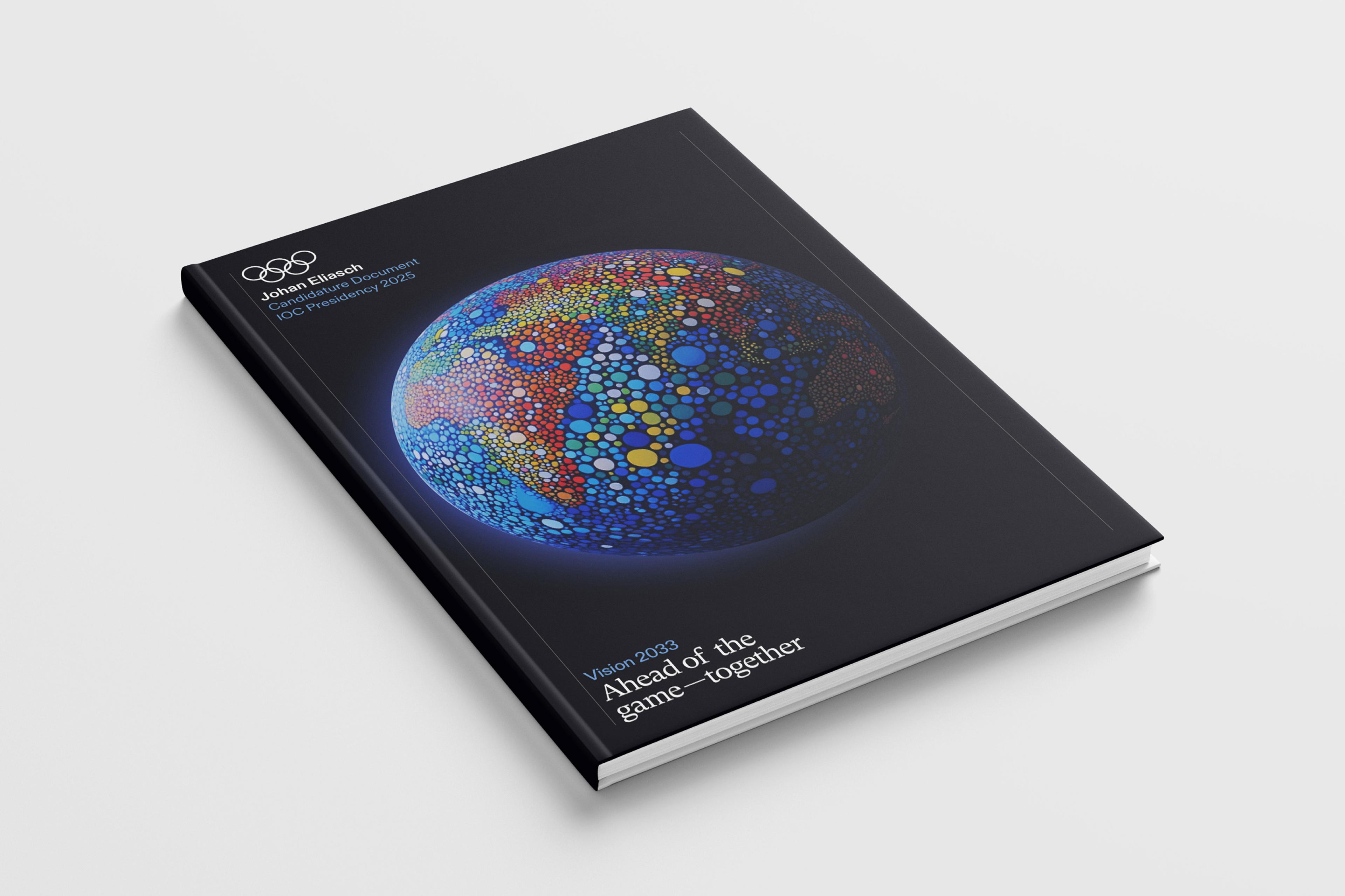 Johan Eliasch IOC Presidency Manifesto cover Johan Eliasch IOC Presidency Manifesto cover