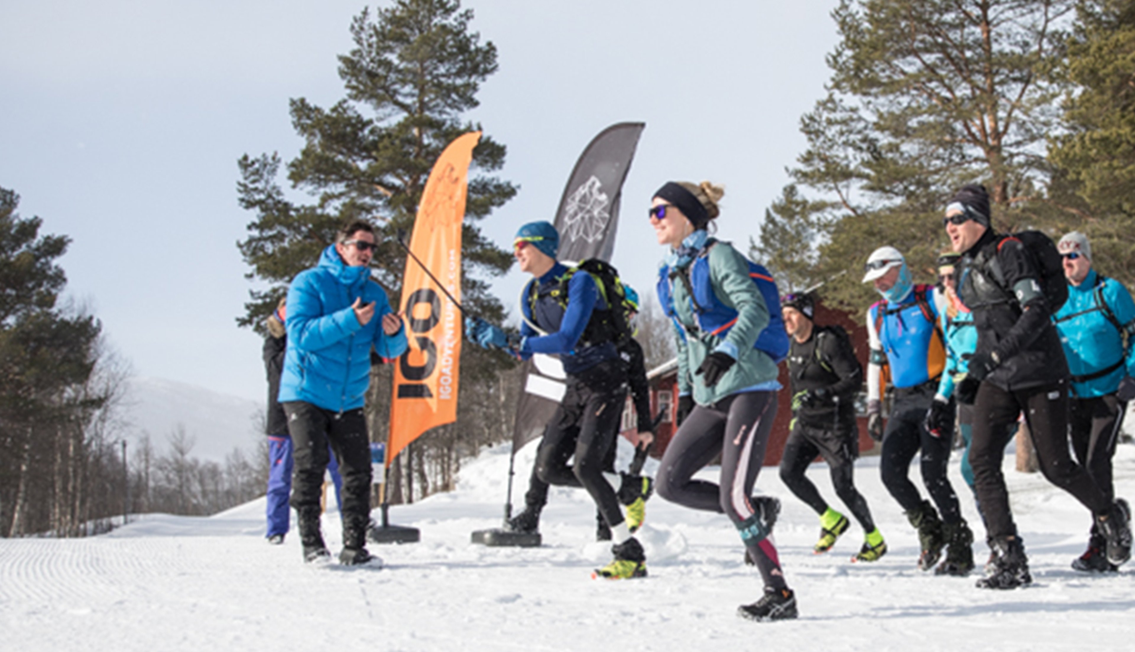 IGO participants running