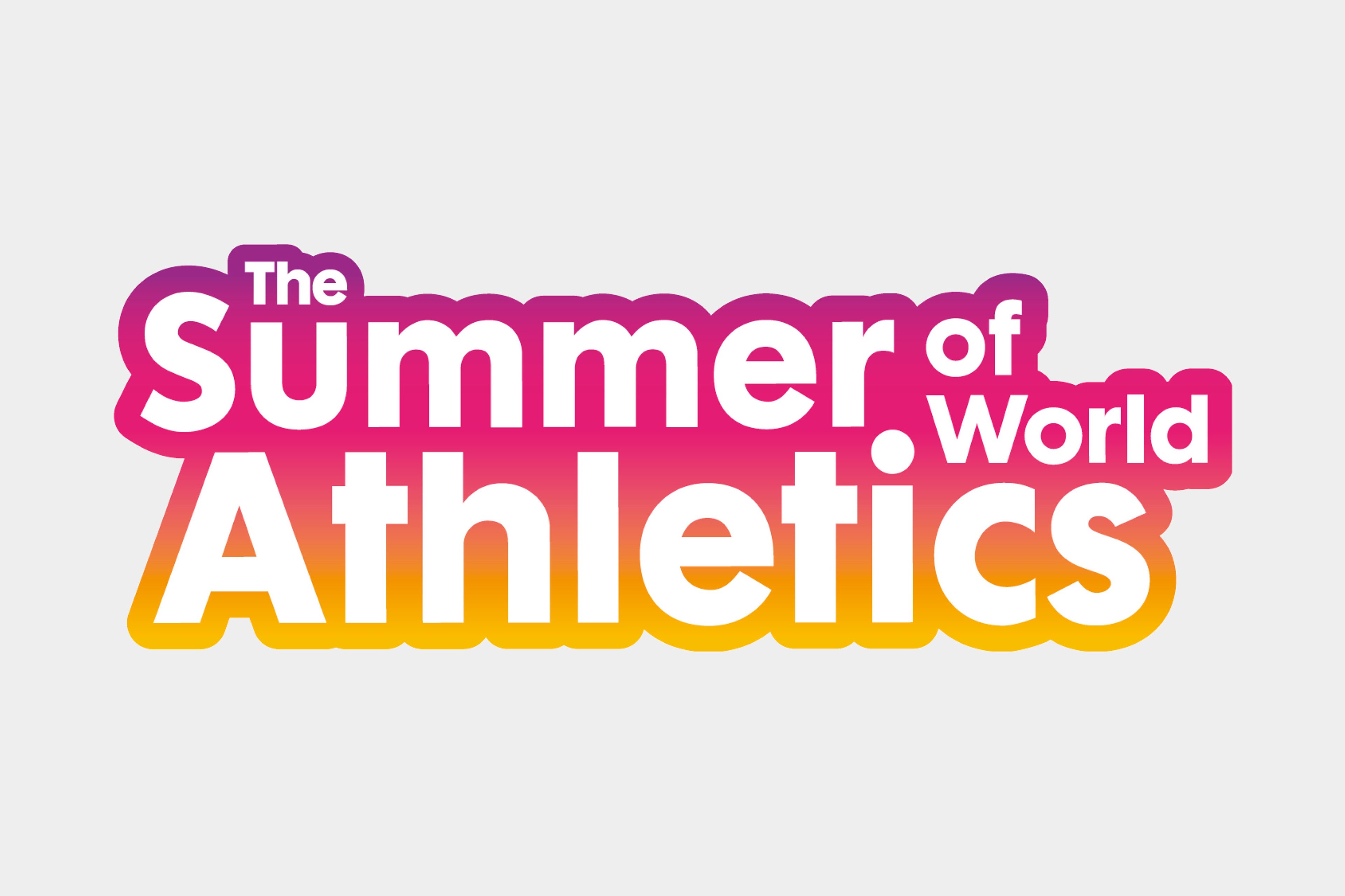 The Summer of World Athletics logo