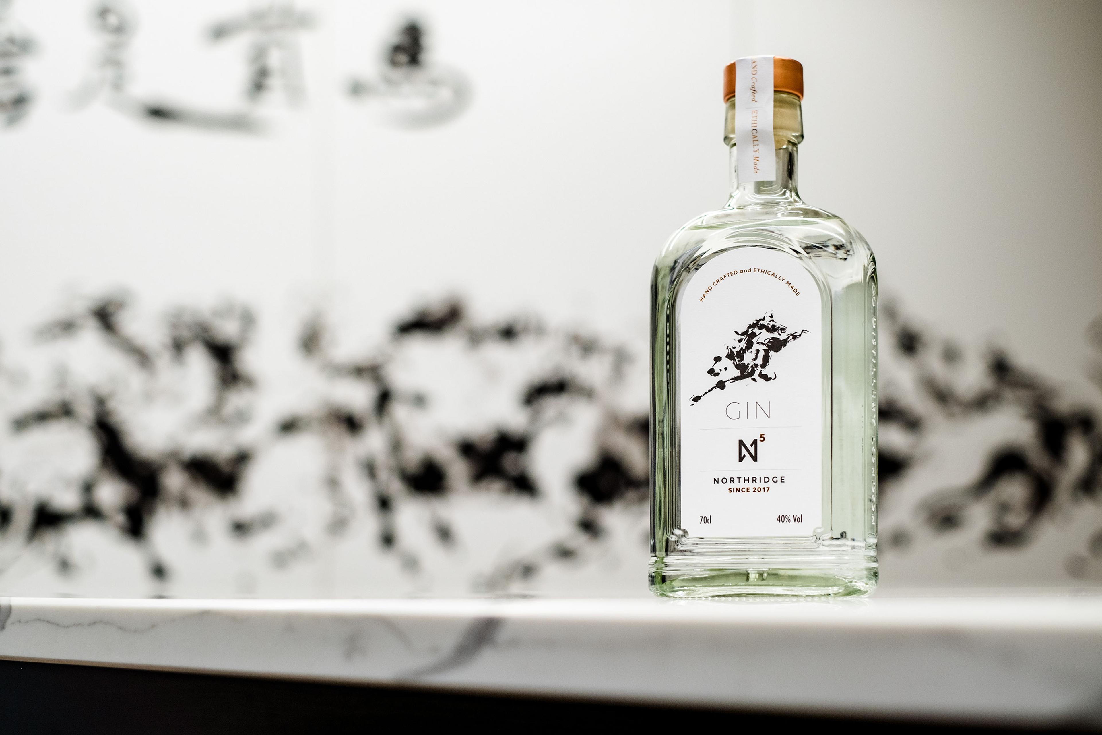 Northridge Law gin Northridge Law anniversary gin